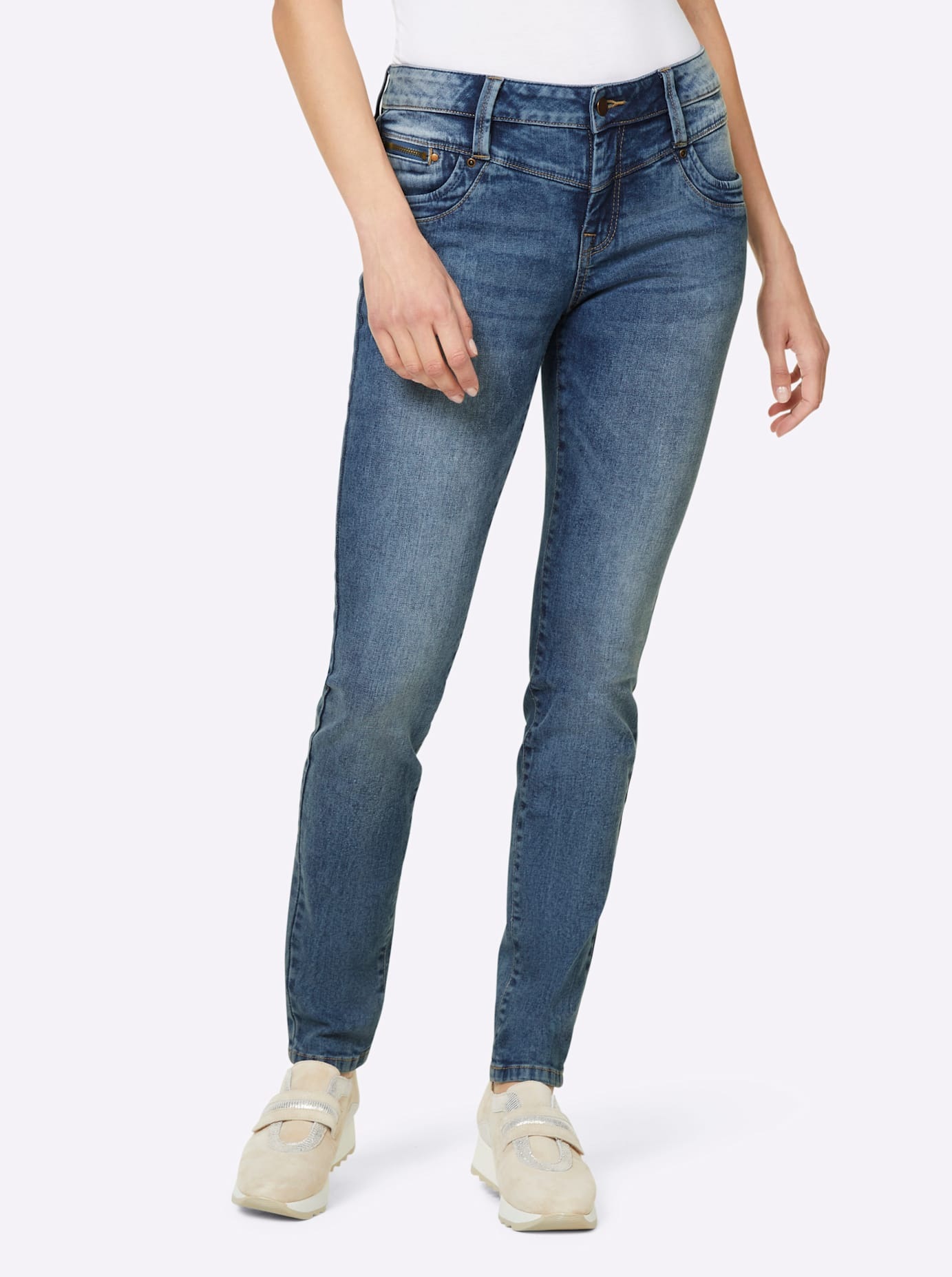 heine Röhrenjeans, (1 tlg.)