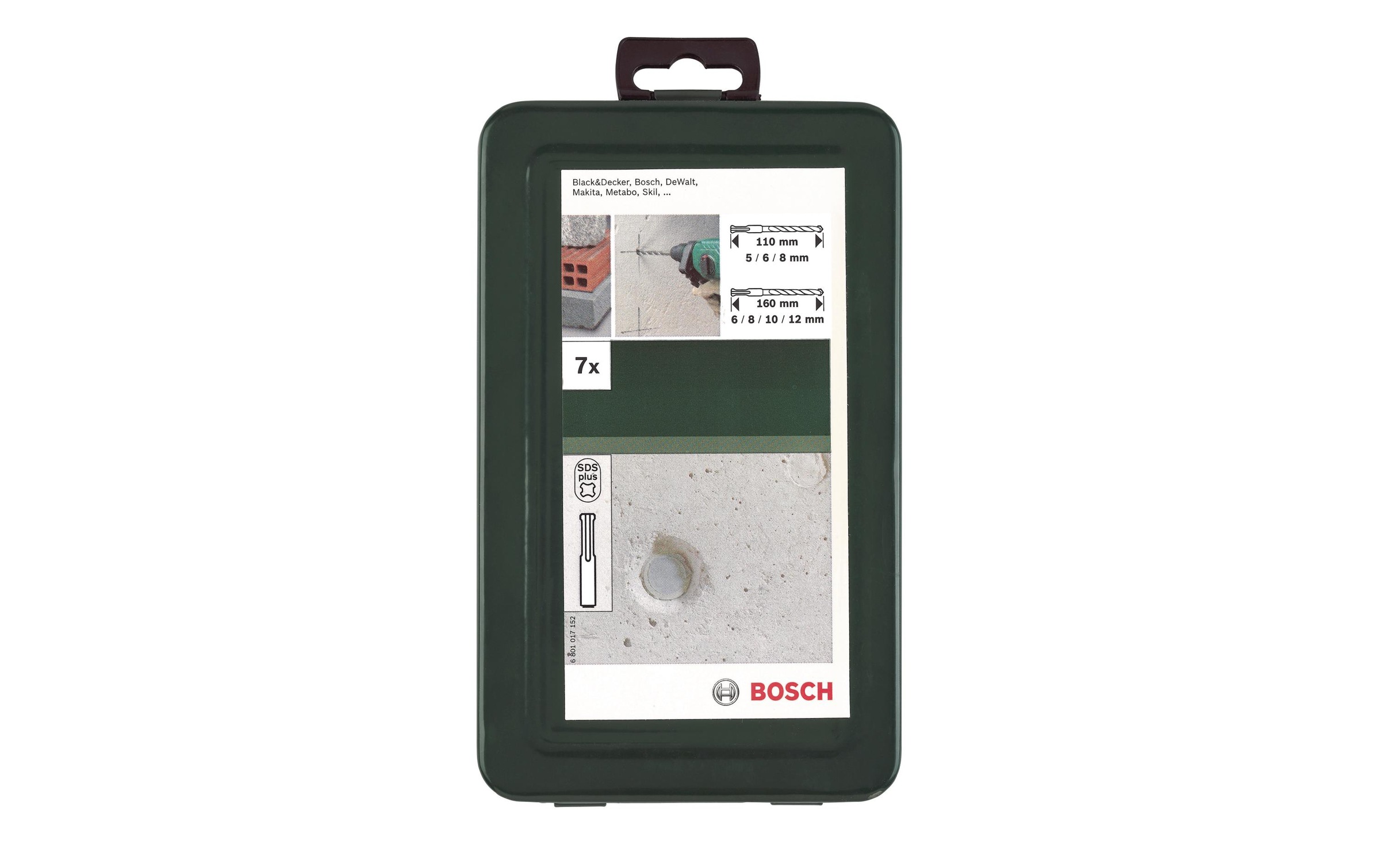 BOSCH Hammerbohrer »SDS-Plus S2«, (7 tlg.)