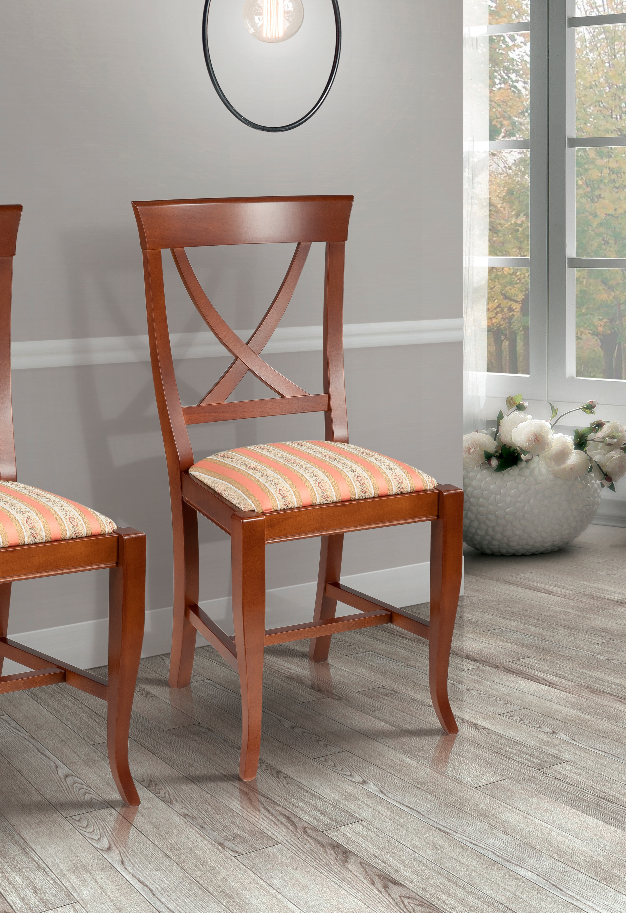 Image of DELAVITA 4-Fussstuhl »Monica«, 1 St., Baumwolle-Polyester, Breite 44 cm bei Ackermann Versand Schweiz