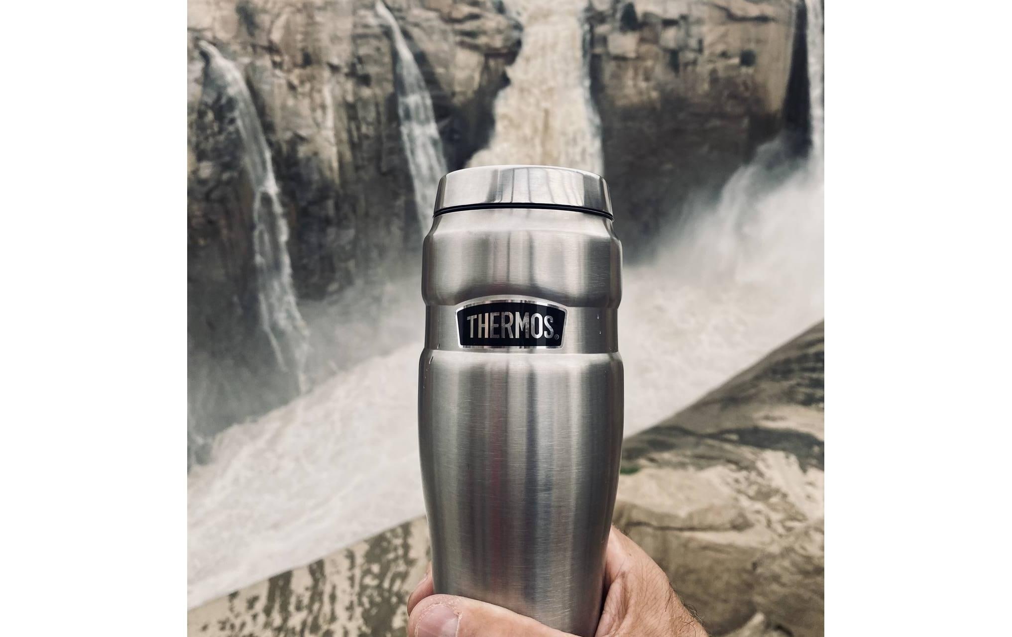 THERMOS Thermobecher »Stainless King 470 ml« DrinkLock – Verschlusssystem, 100% dicht