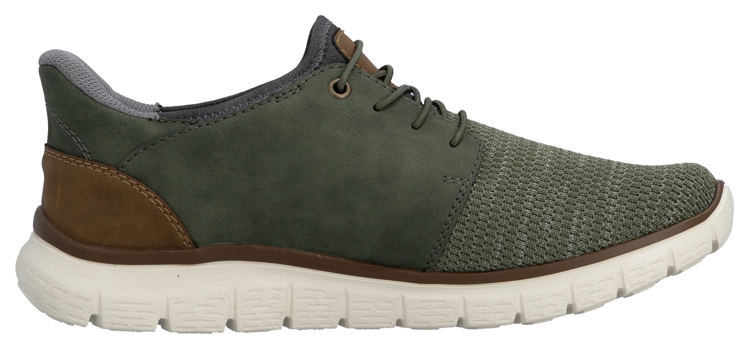 Rieker Baskets slip-on  , Freizeitschuh, Halbschuh, Schlupfschuh, gepolsterter Fersenabschluss