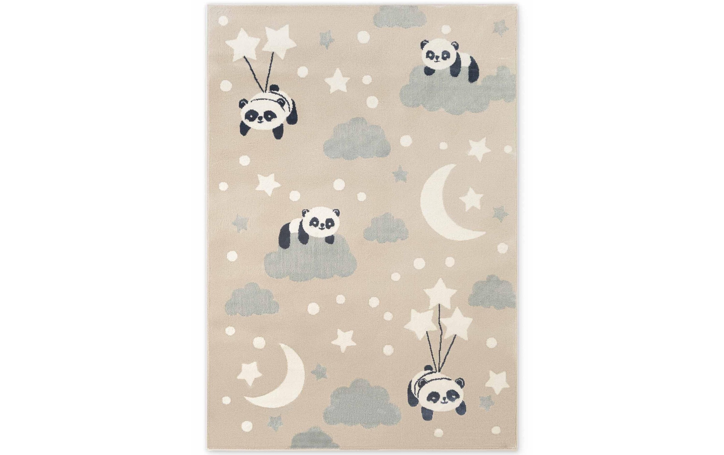 HANSE Home Kinderteppich »Dreamy Panda« rechteckig 10 mm Höhe Pflegeleicht, Weich, Kinderzimmer, Spielteppich, Spielunterlage