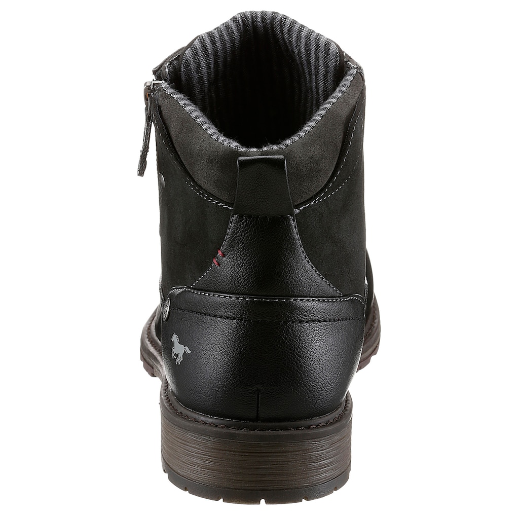 Mustang Shoes : bottines à lacer