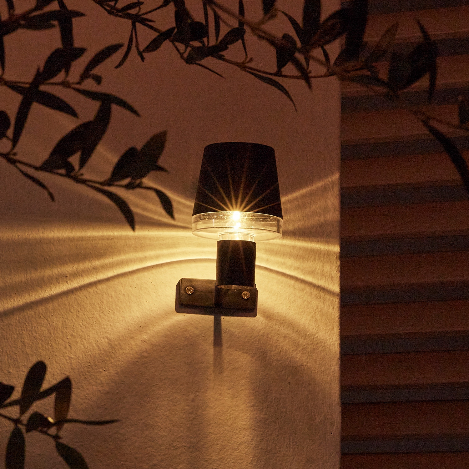 LUXFORM Lampe murale extérieure »Solar-Wandleuchte - Cala d'Or - 3 Stück« Module LED alimenté par énergie solaire