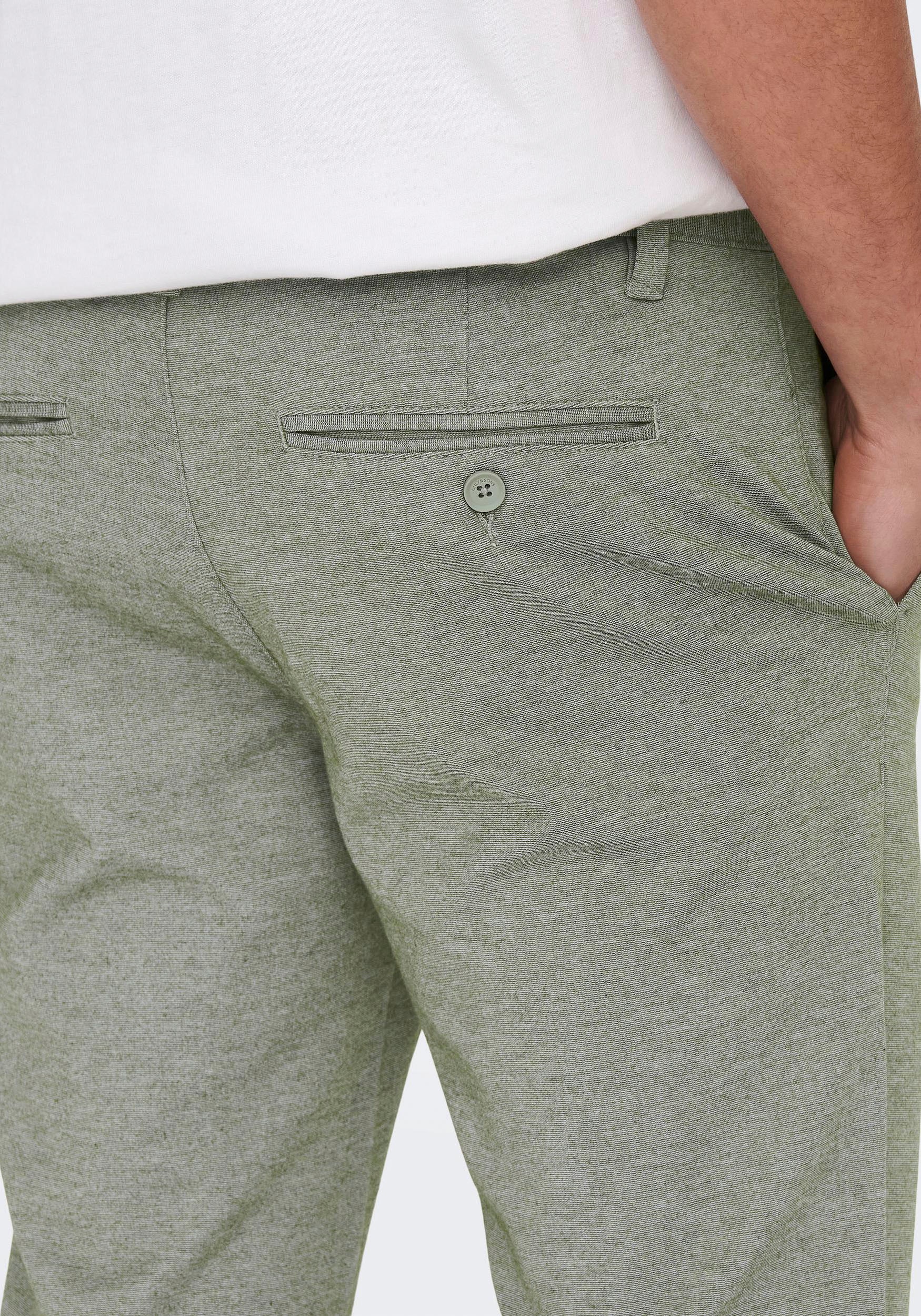 ONLY & SONS Chinohose, mit geschlossenen Gesässtaschen