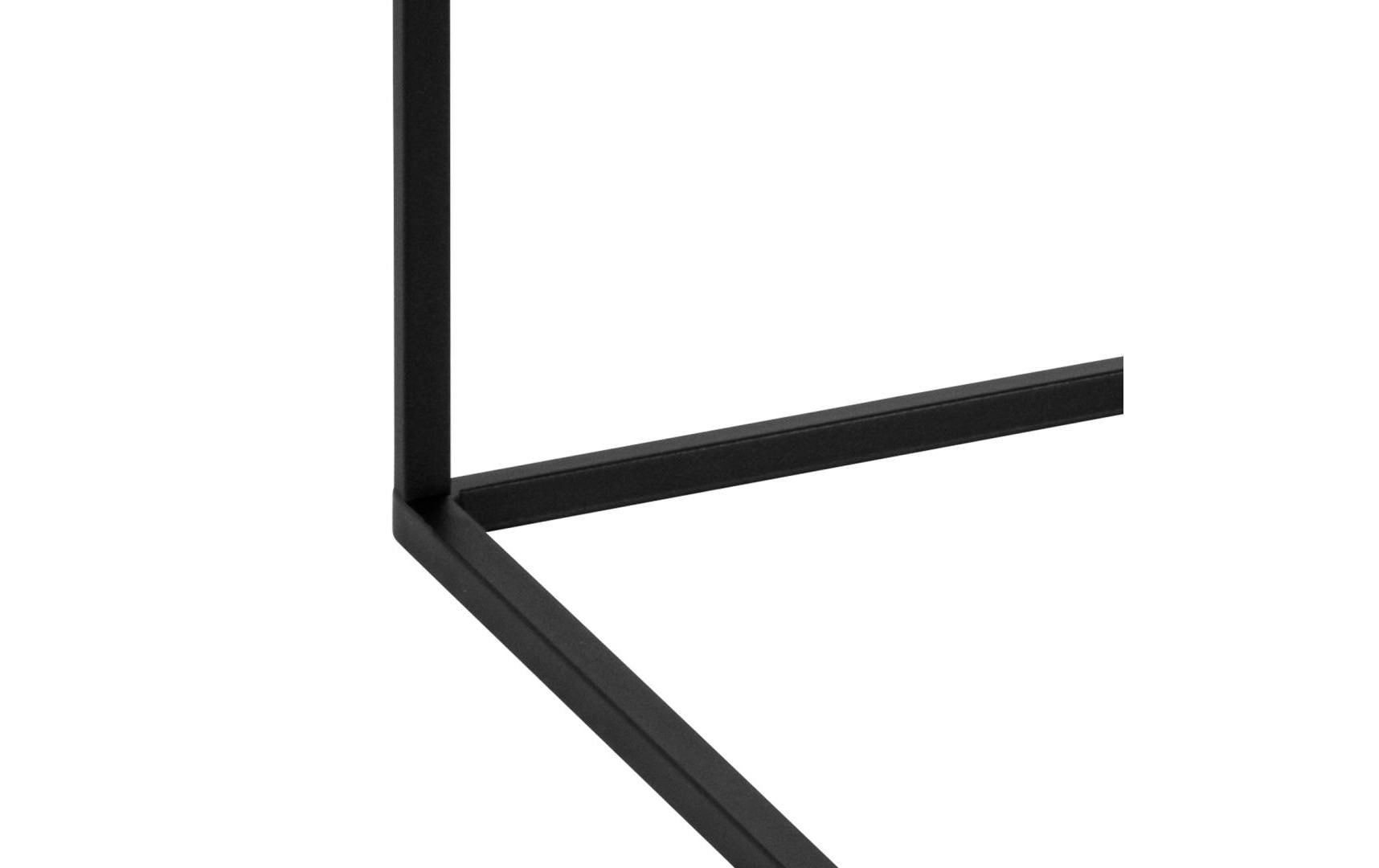 AC Design Couchtisch »Barossa, Wohnzimmertisch, Sofatisch, Steinoptik, rechteckig« Moderner Scandi-Stil, schwarze Stahlgestell, Mehrere Varianten