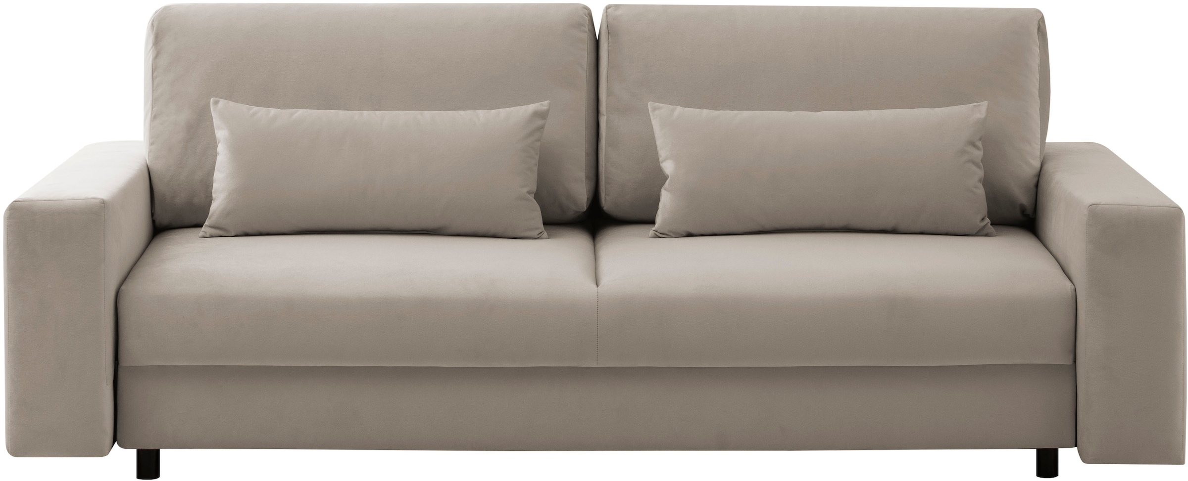 LeGer Home by Lena Gercke Schlafsofa »Imoga, Polster mit Schlaffunktion, 3-Sitzer Sofa, Couch mit Bettkasten« in modernen Farben und Stoffen, Bettfunktion, Liegefläche: 200x150 cm