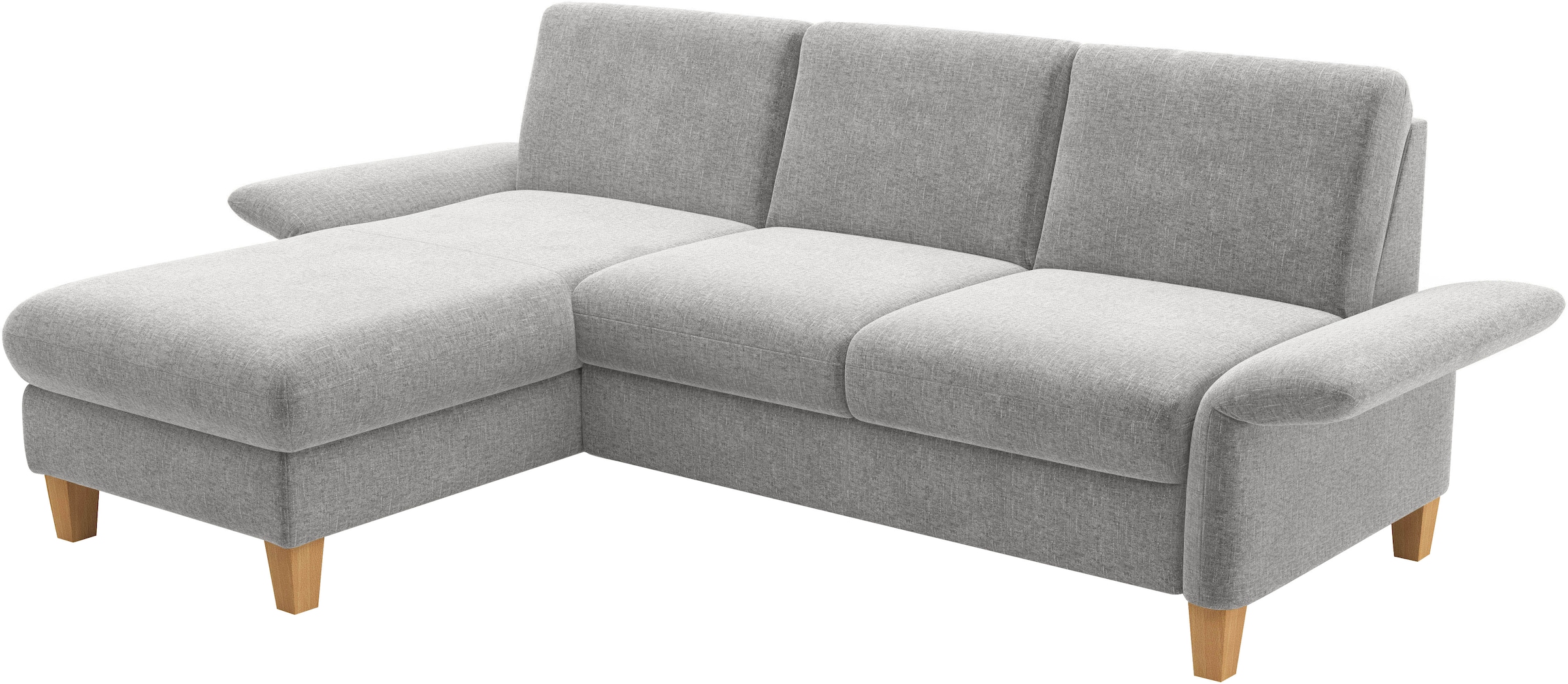 Home affaire Ecksofa »Rochelle, L-Form«, wahlweise mit Armteilverstellung, Bettfunktion und Bettkasten