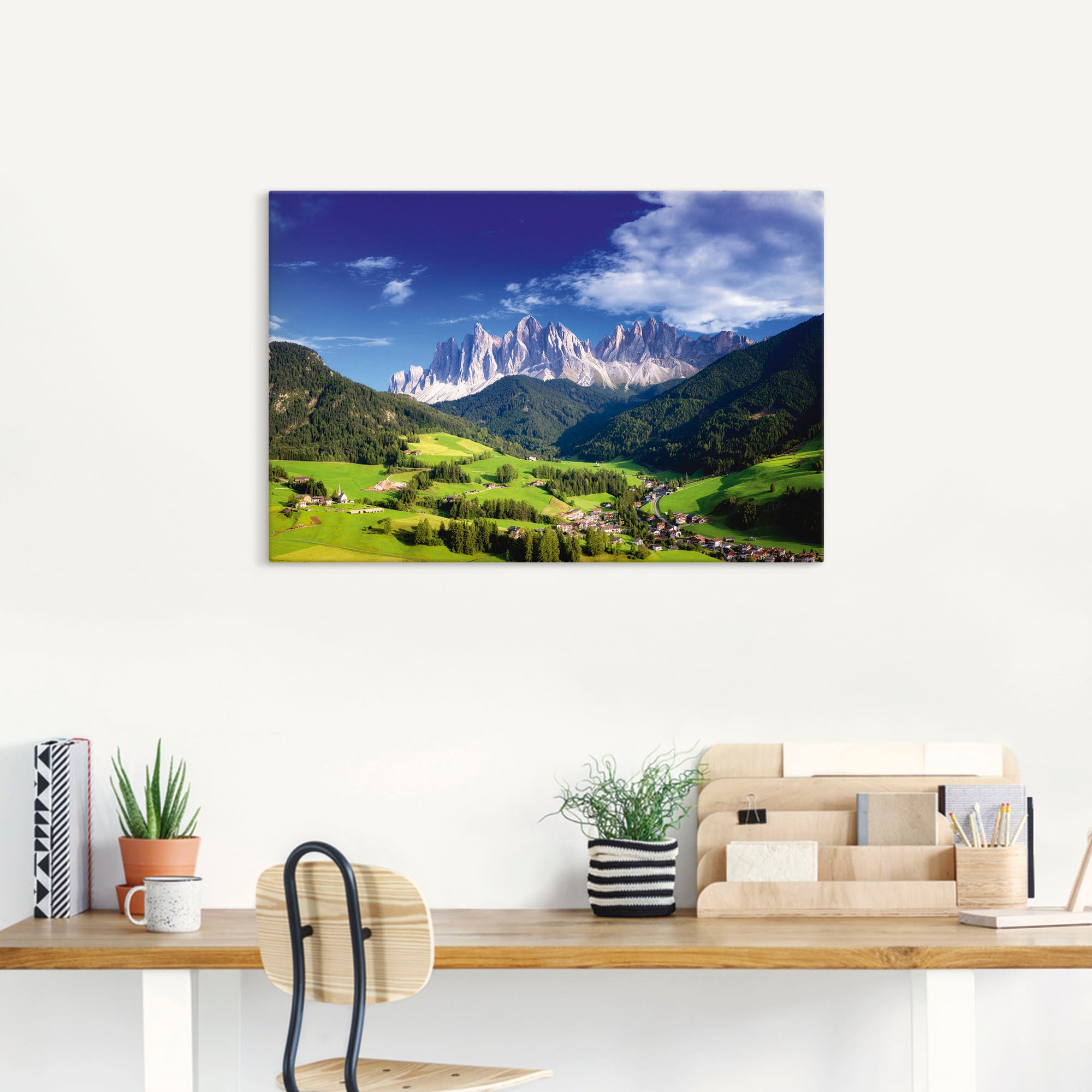 Artland Wandbild »Südtirol«, Berge & Alpenbilder, (1 St.), als Alubild, Leinwandbild, Wandaufkleber oder Poster in versch. Grössen