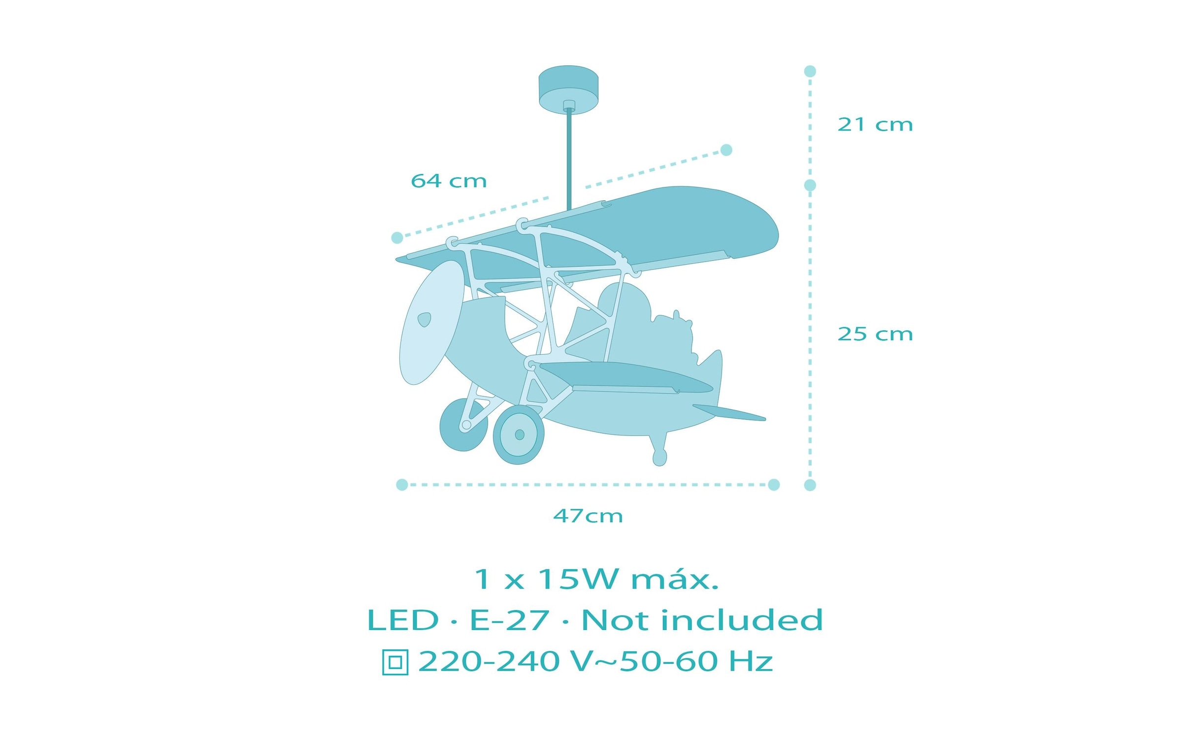 Dalber Deckenleuchte »Lion plane«