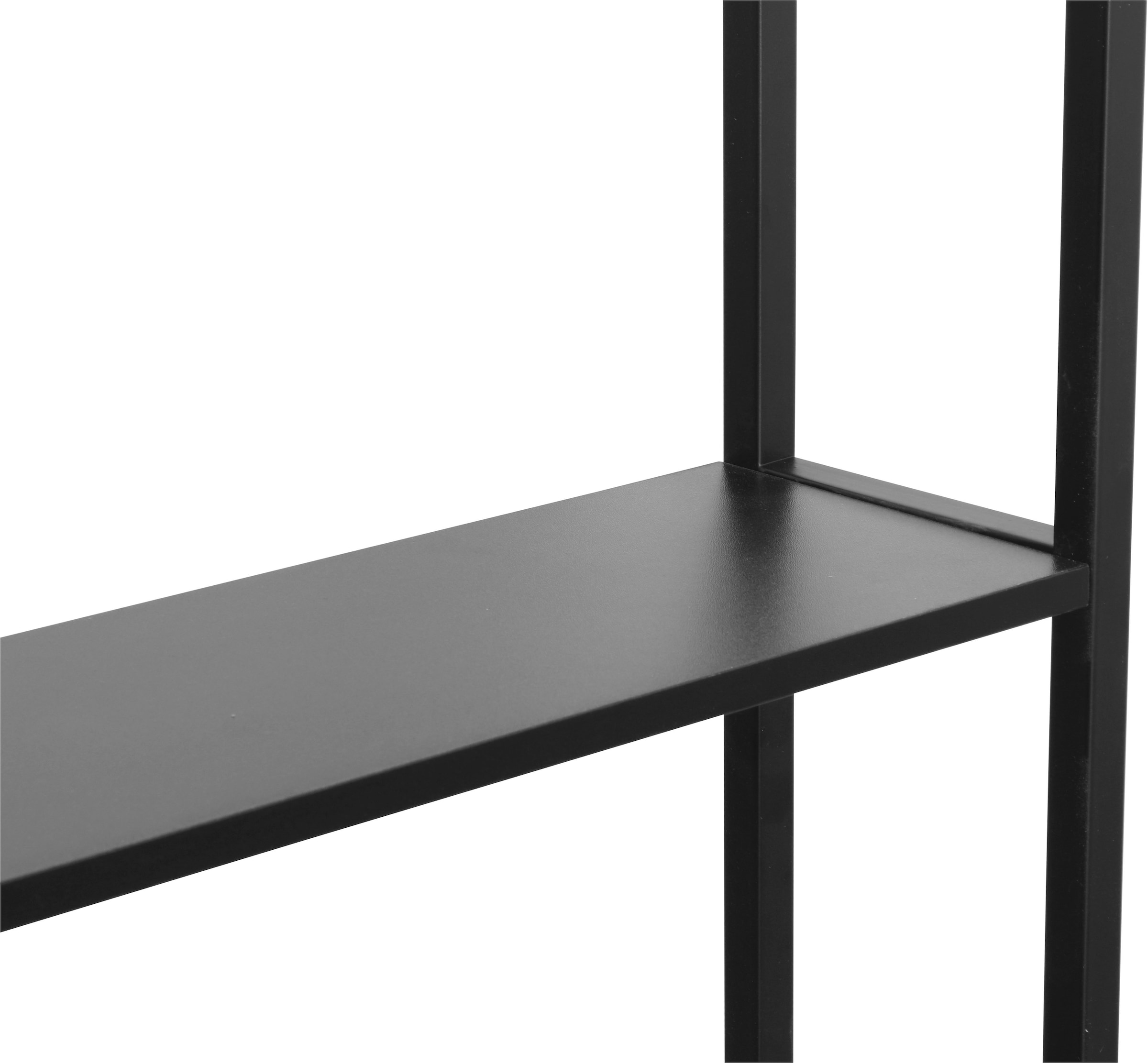 welltime Étagère de salle de bain »Lodi« 1 cuis tlg. Hochregal mit Metallrahmen, 6 Böden - (B/T/H) 51/30/190 cm
