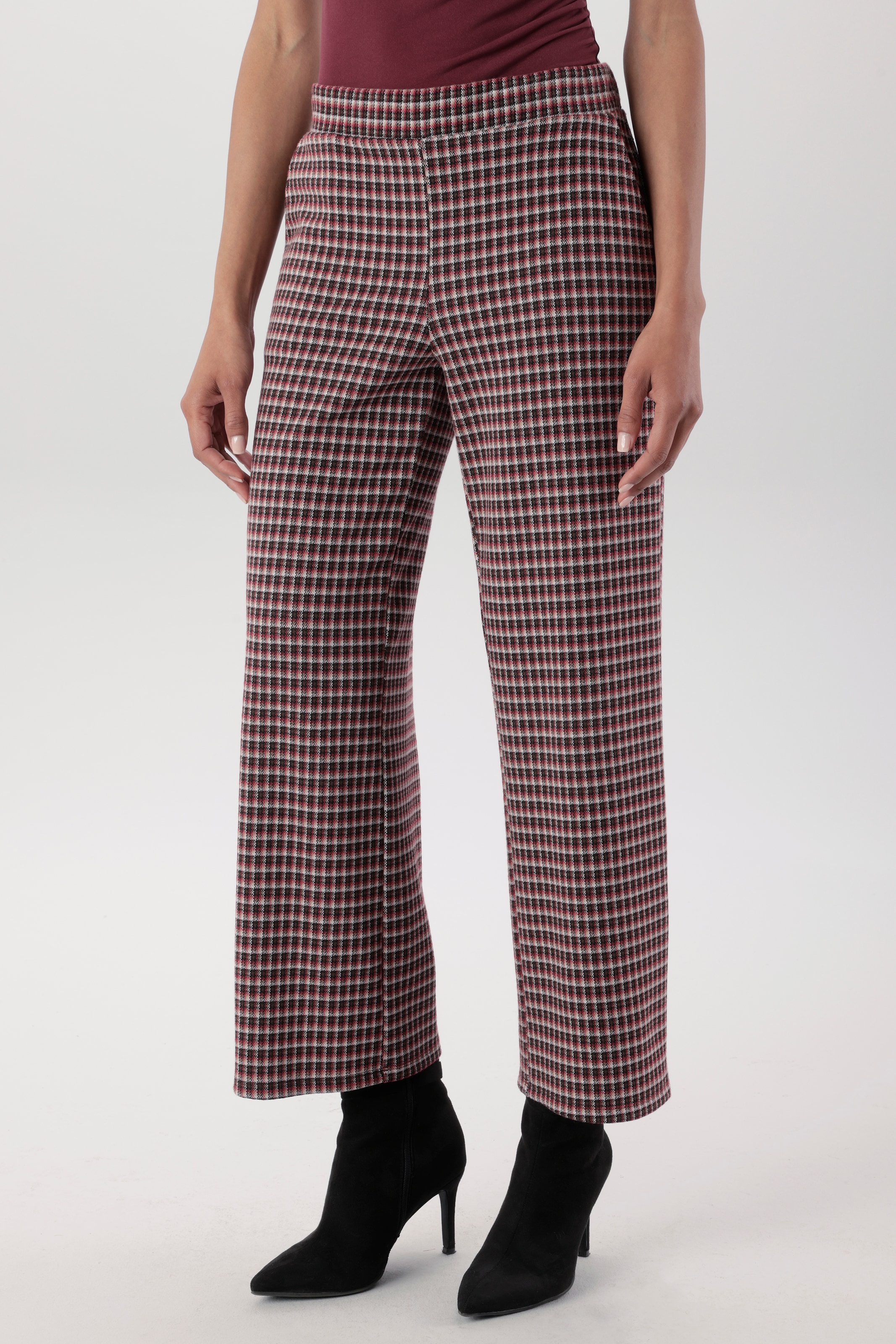 Image of Aniston SELECTED Schlupfhose Klassisches Karomuster - NEUE KOLLEKTION