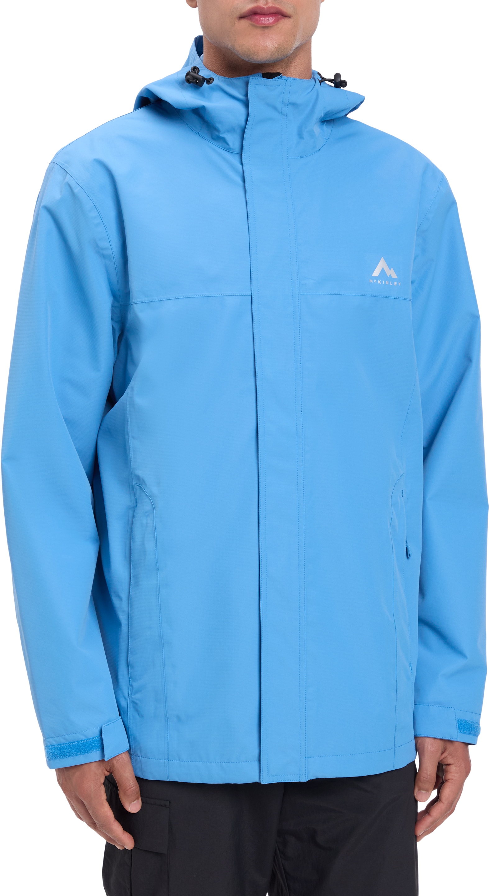 Image of McKINLEY Regenjacke "HE.-REGENJACKE CARLIDE II M" mit AQUAMAX Technologie, atmungsaktiv, länger geschnitten im Rücken
