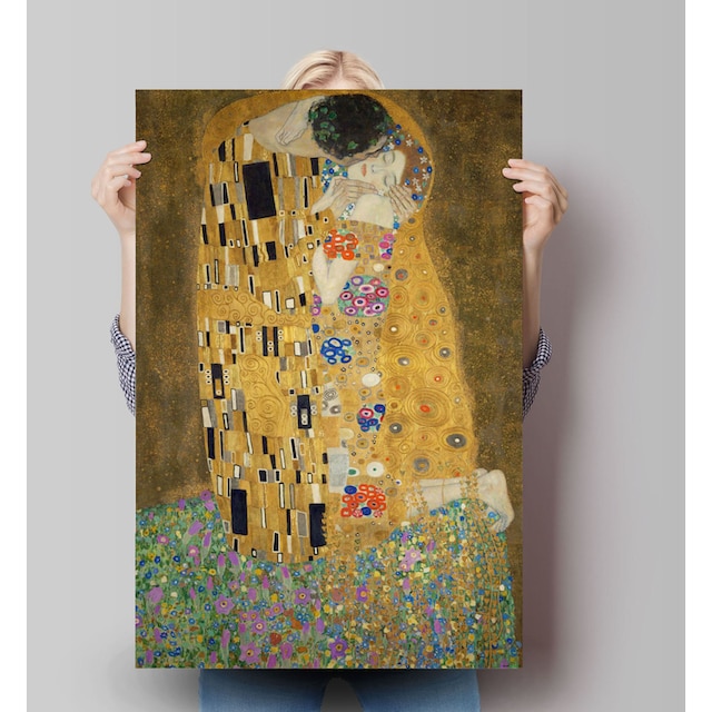 Reinders! Poster »Poster Der Kuss Gustav Klimt«, Kunst, (1 St.) maintenant