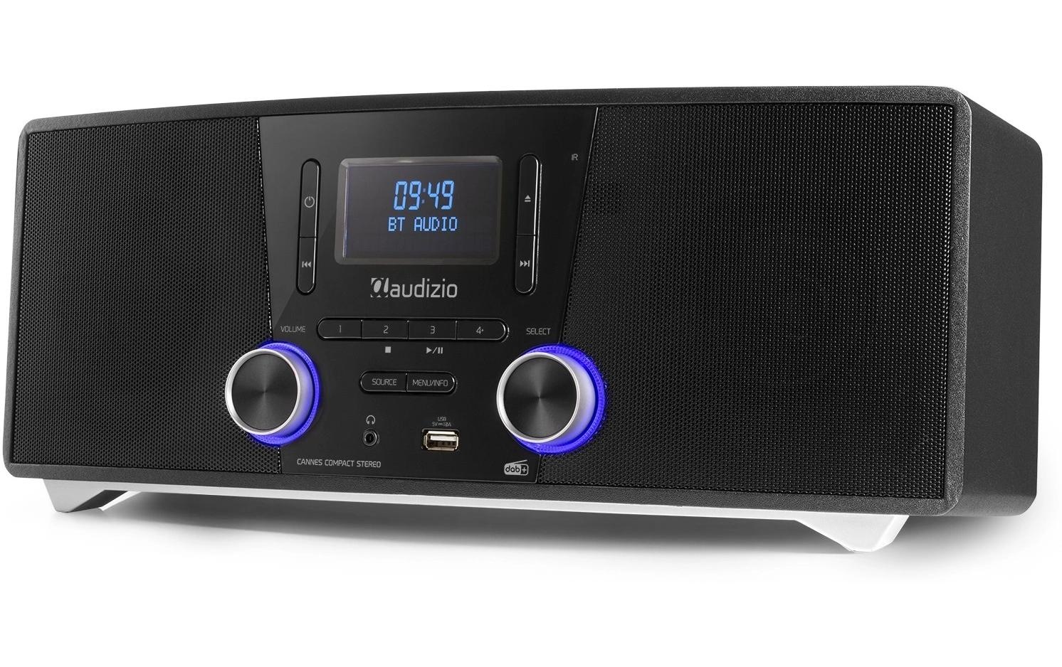 Microanlage »Audizio Cannes«, (Digitalradio (DAB+)-FM-Tuner)