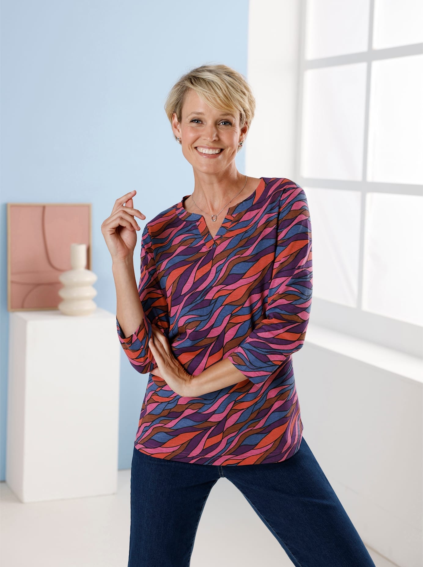 3/4-Arm-Shirt "3/4-Arm-Shirt" 1