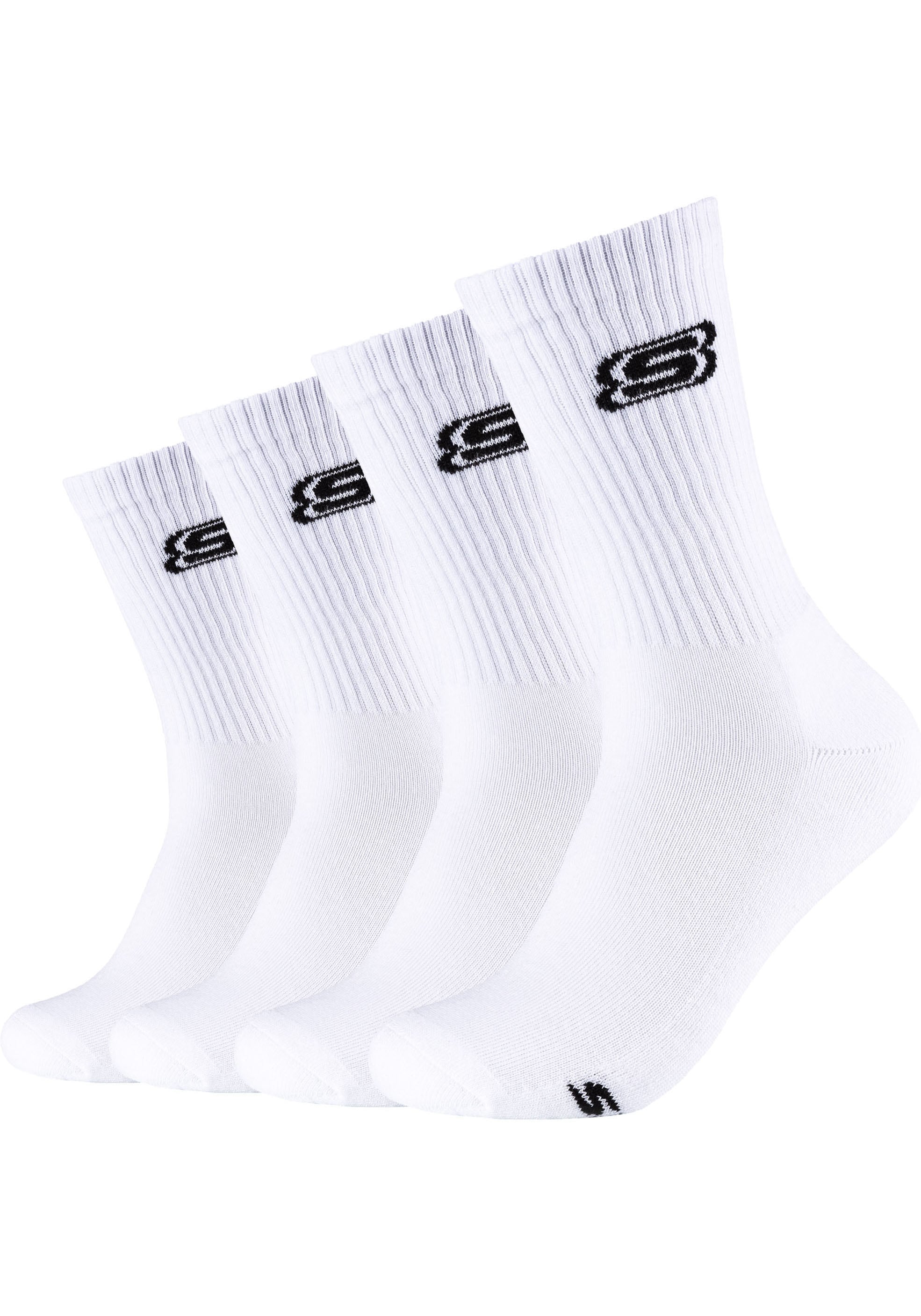 Skechers Socken »cushioned«, (4 Paar), mit verstärkter Ferse & Spitze für lange Haltbarkeit