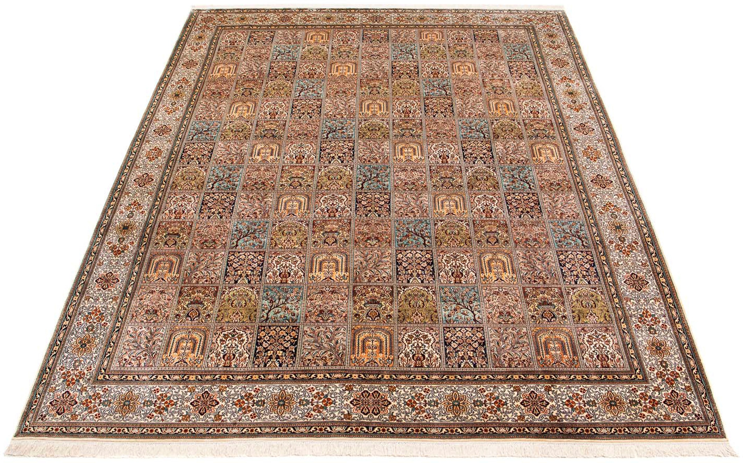 Image of morgenland Orientteppich »Perser - Classic - 356 x 282 cm - mehrfarbig«, rechteckig, 10 mm Höhe, Wohnzimmer, Handgeknüpft, Einzelstück mit Zertifikat bei Ackermann Versand Schweiz