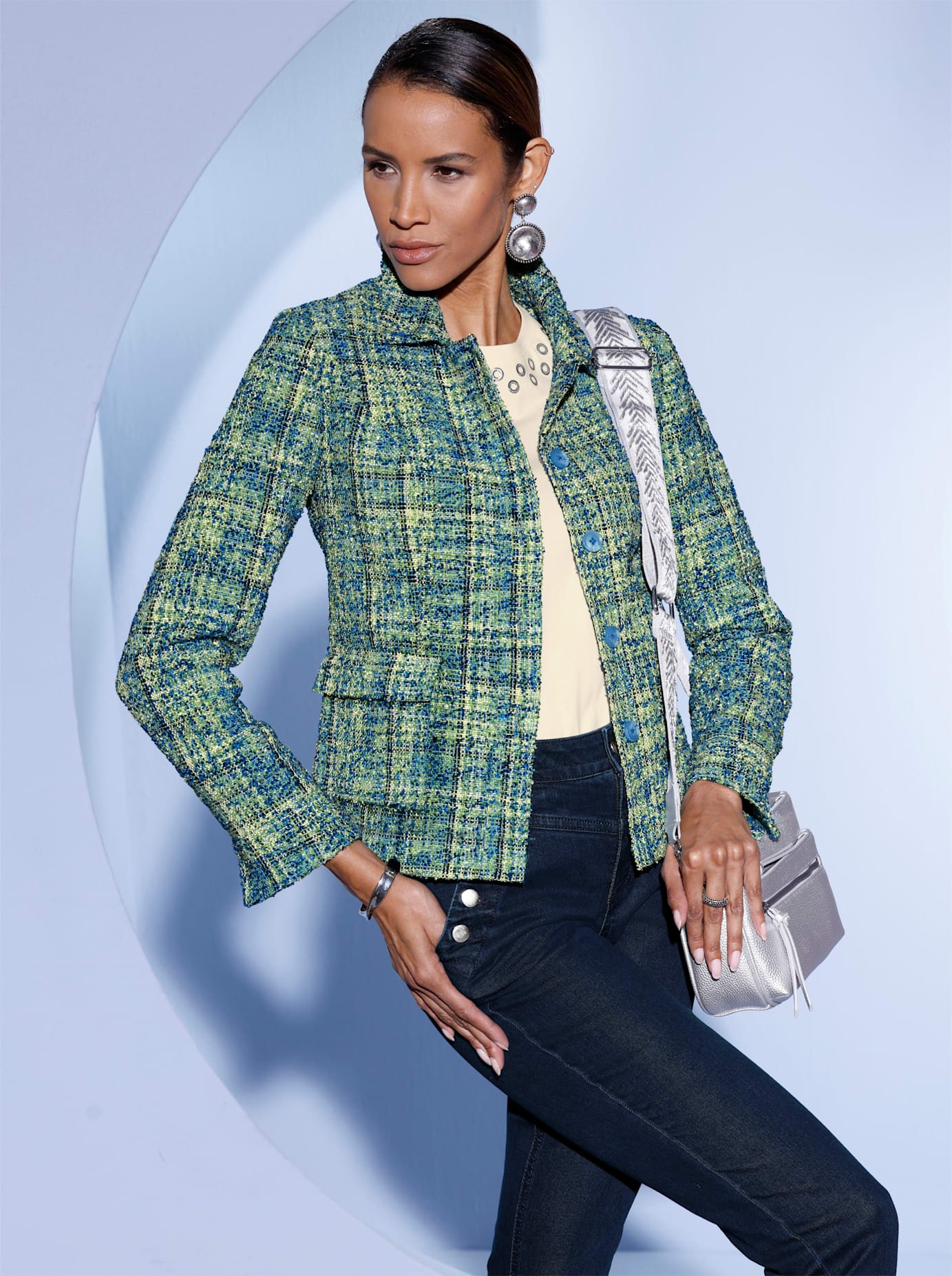 creation L Jackenblazer "Bouclé-Blazer"