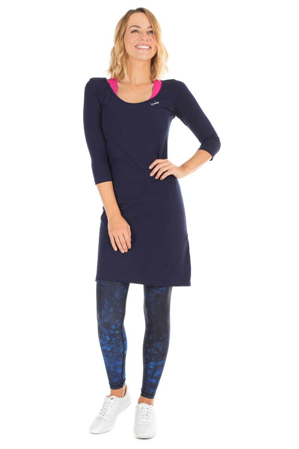 ♕ Winshape versandkostenfrei A-Linien-Kleid auf 3/4-Arm »WK2«