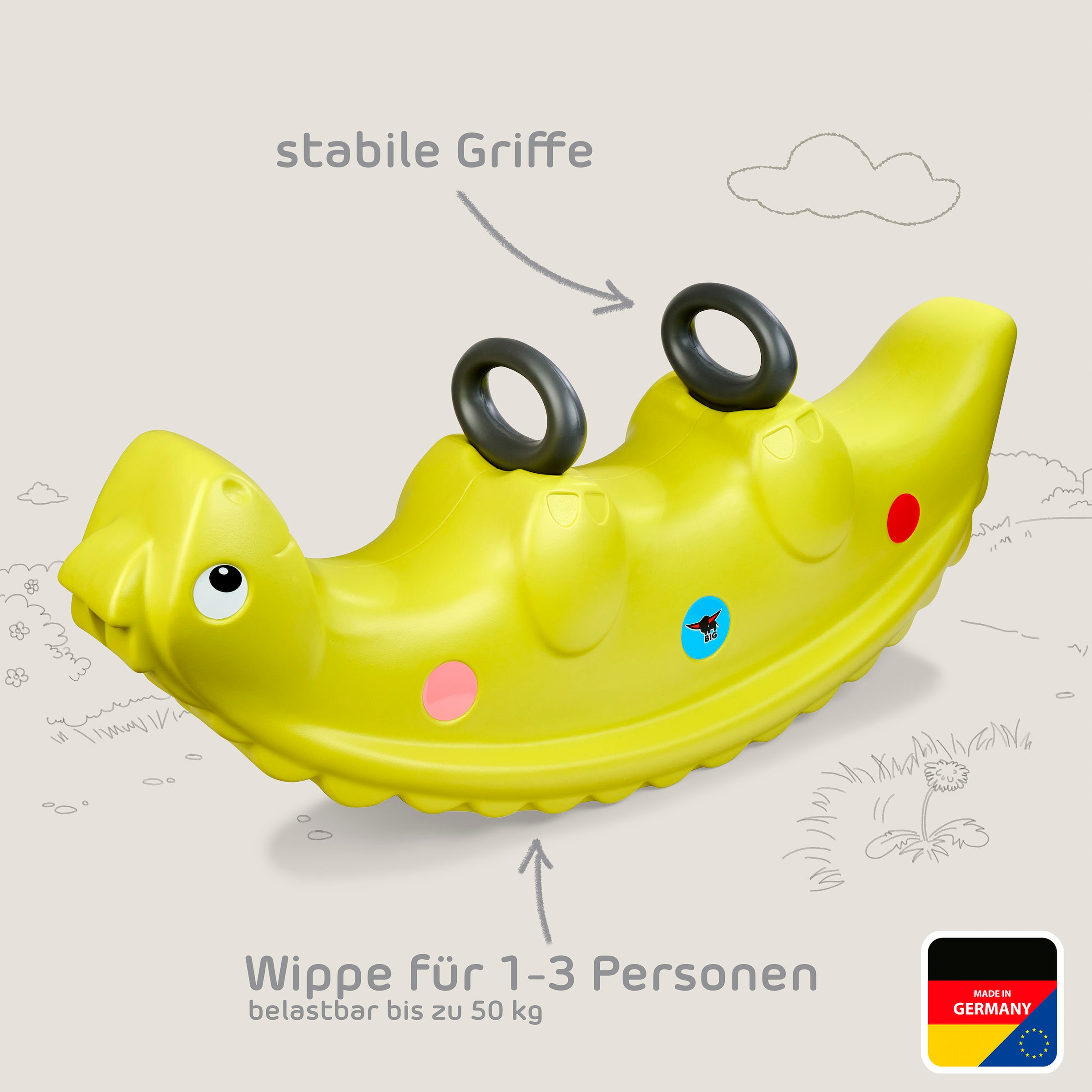 BIG Wippe »Sammy Rocker, grün« Made in Germany