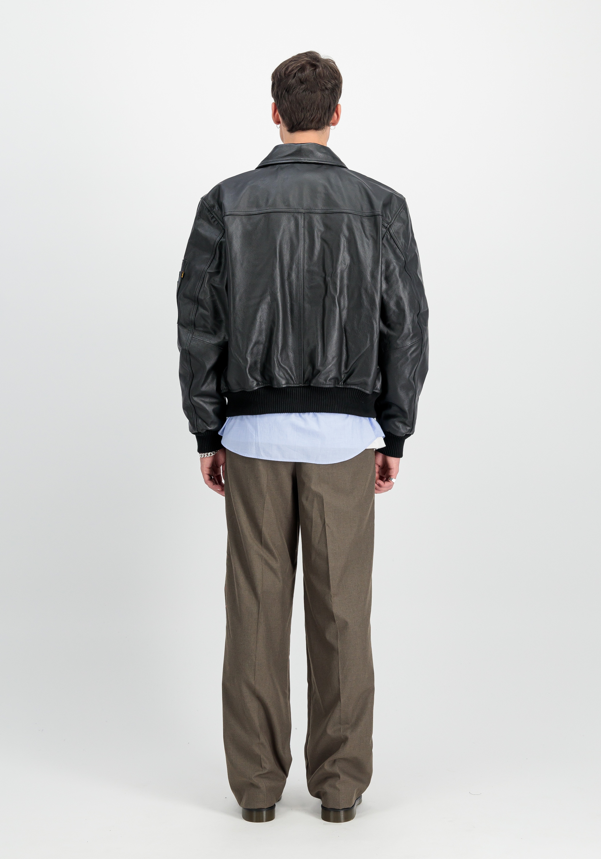 Alpha Industries Veste en cuir »CWU-45/P Leather Heritage«