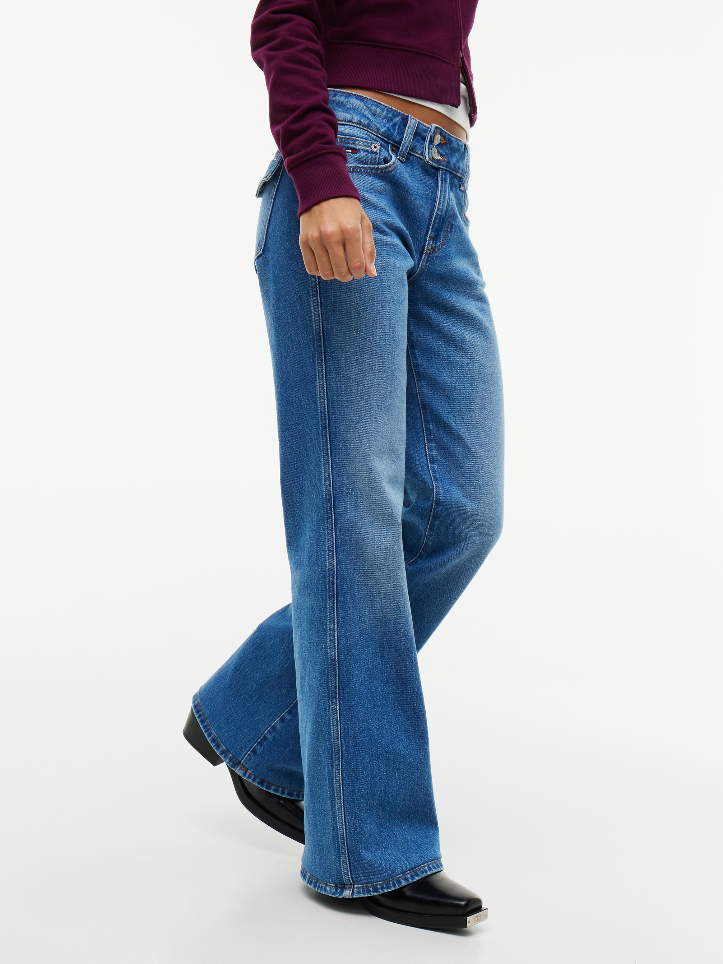 Tommy Jeans Jeans bootcut »SIA LOW RISE BOOTCUT BJ0133« mélange de coton