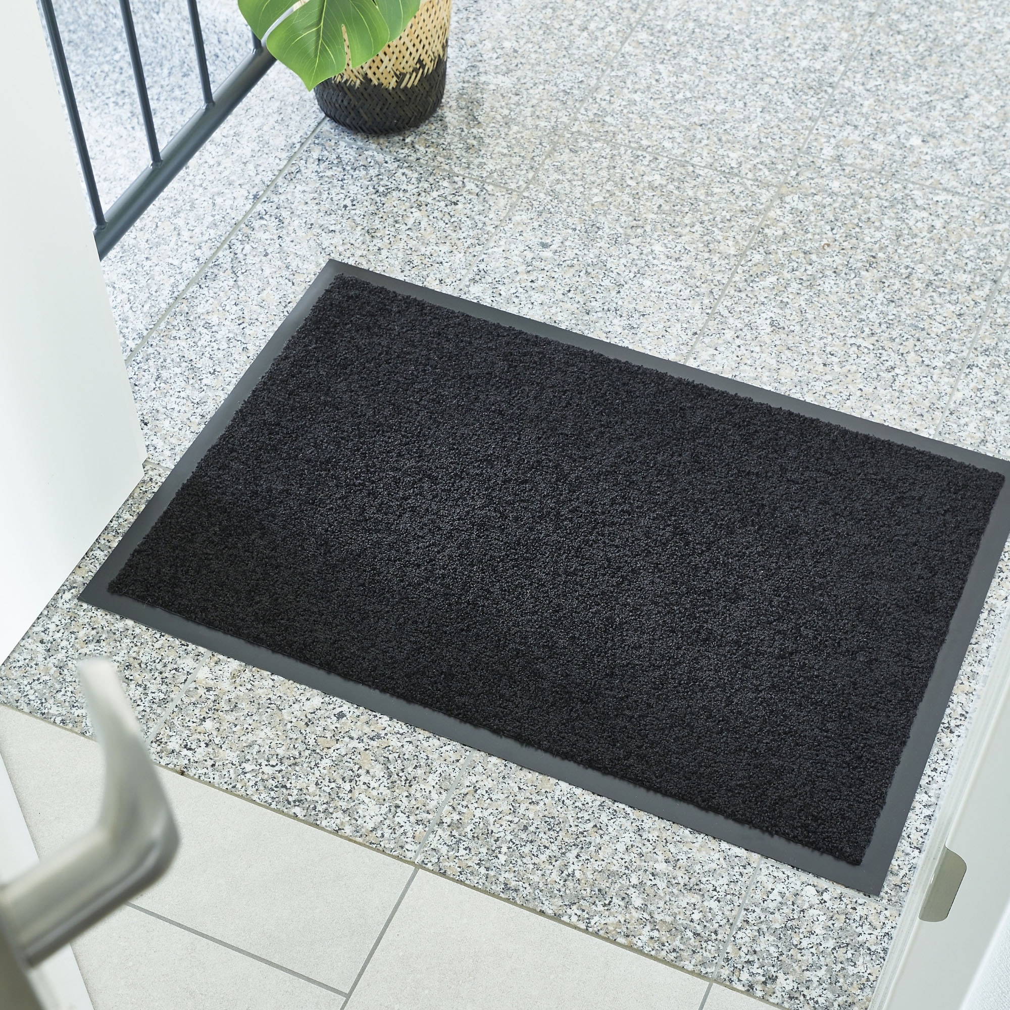 Andiamo Tapis de sol »Verdi« Rectangulaire 6 mm Höhe paillasson anti-salissures, tapis d'entrée, antidérapant, résistant