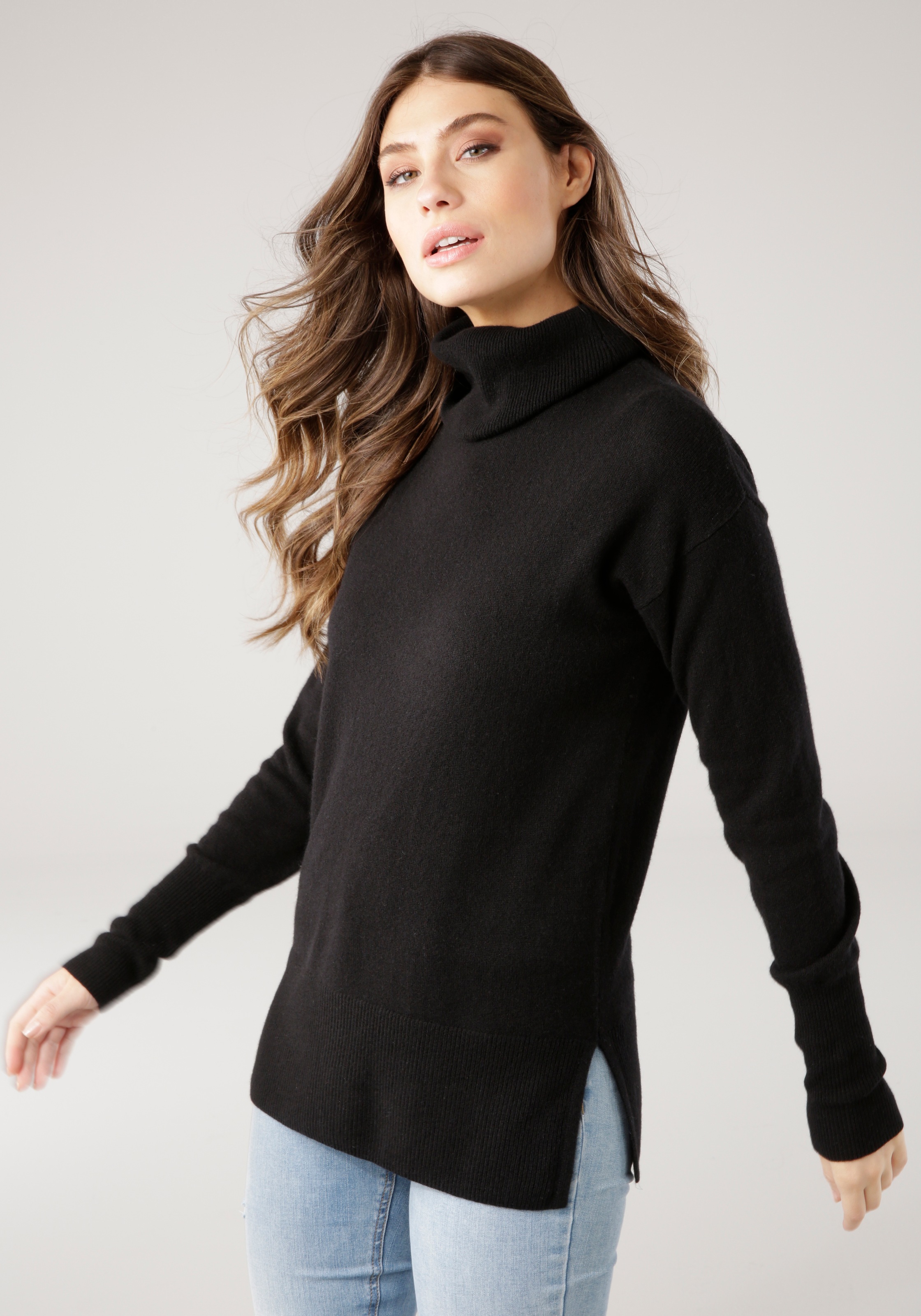 Image of Laura Scott Rollkragenpullover, aus reinem Kaschmir in vielen verschiedenen Farben - NEUE KOLLEKTION bei Ackermann Versand Schweiz