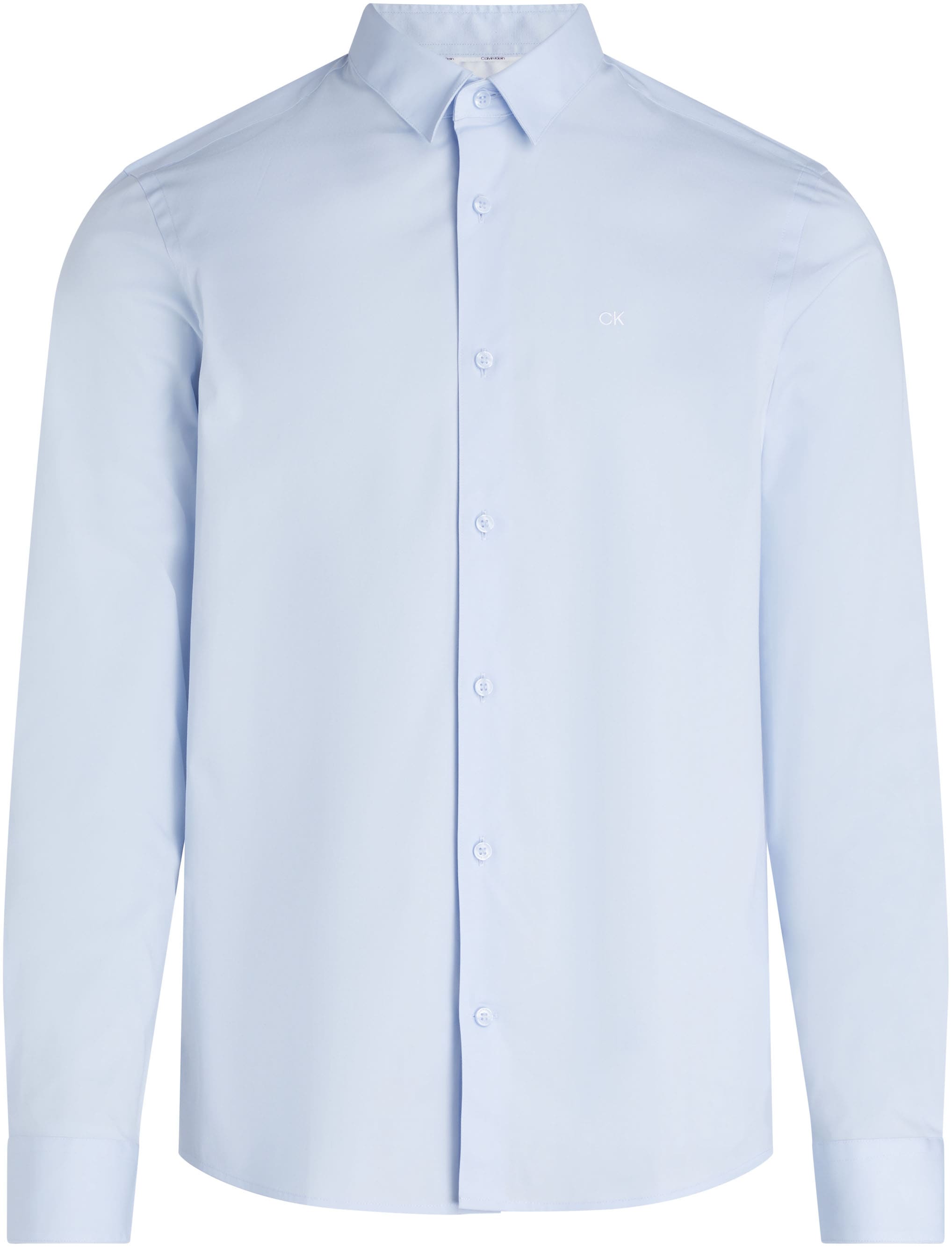 Calvin Klein Businesshemd »STRETCH POPLIN SLIM SHIRT«, mit Calvin Klein Logo auf der Brust