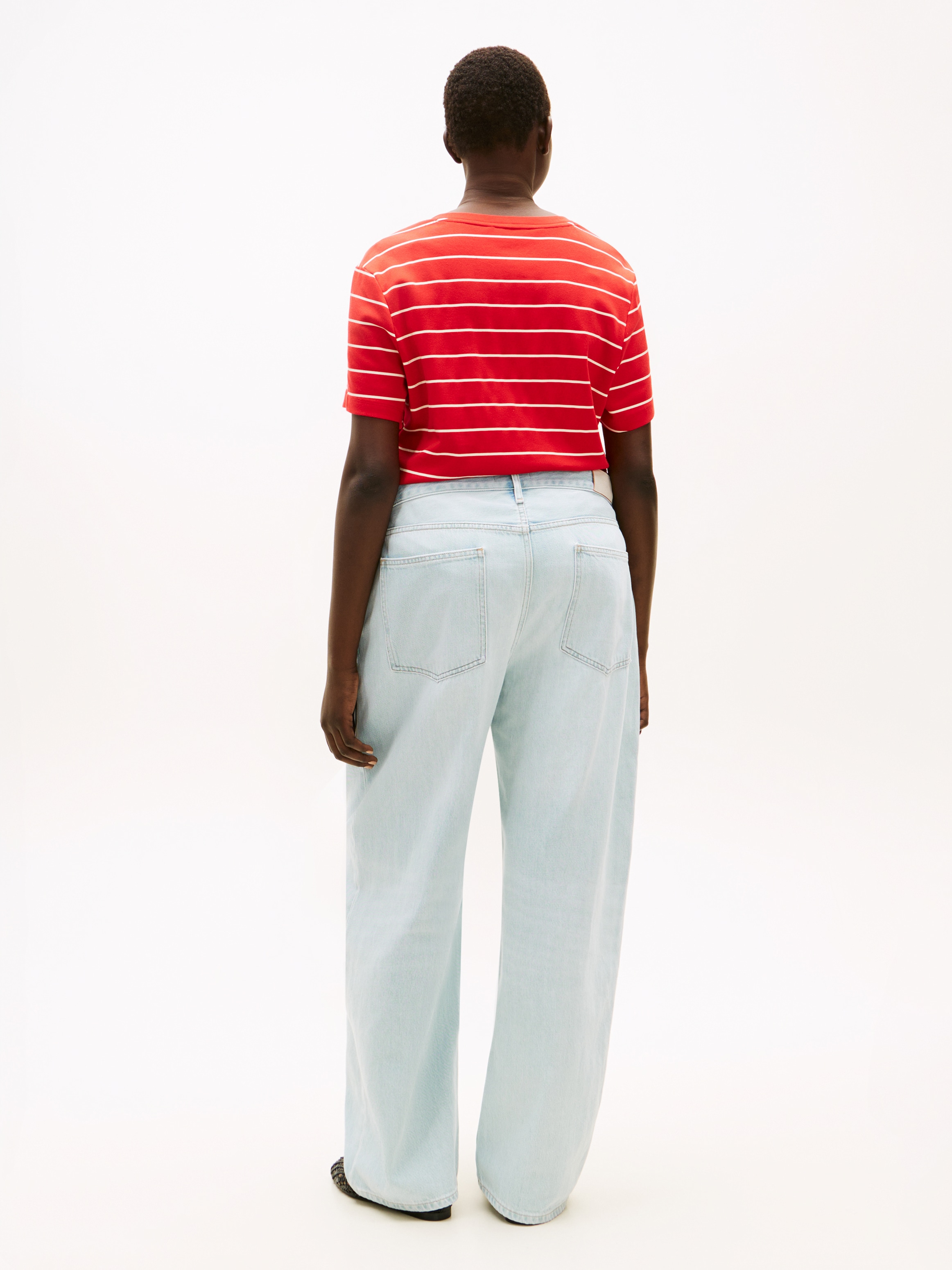 Tommy Hilfiger Curve Regular-fit-Jeans »CRV DNM TAM BARREL RW« in grossen Grössen