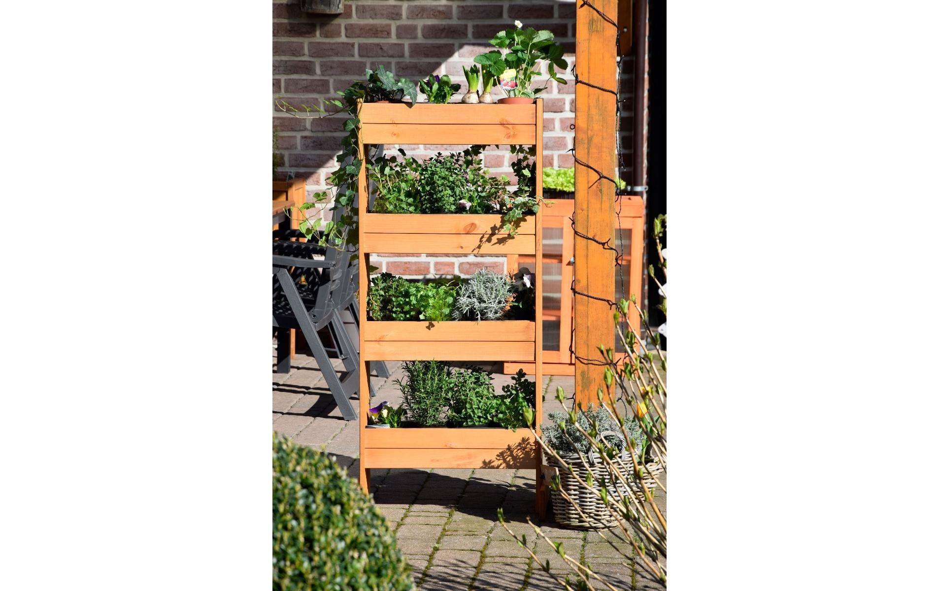 dobar Hochbeet »mit 4 Pflanzkästen«