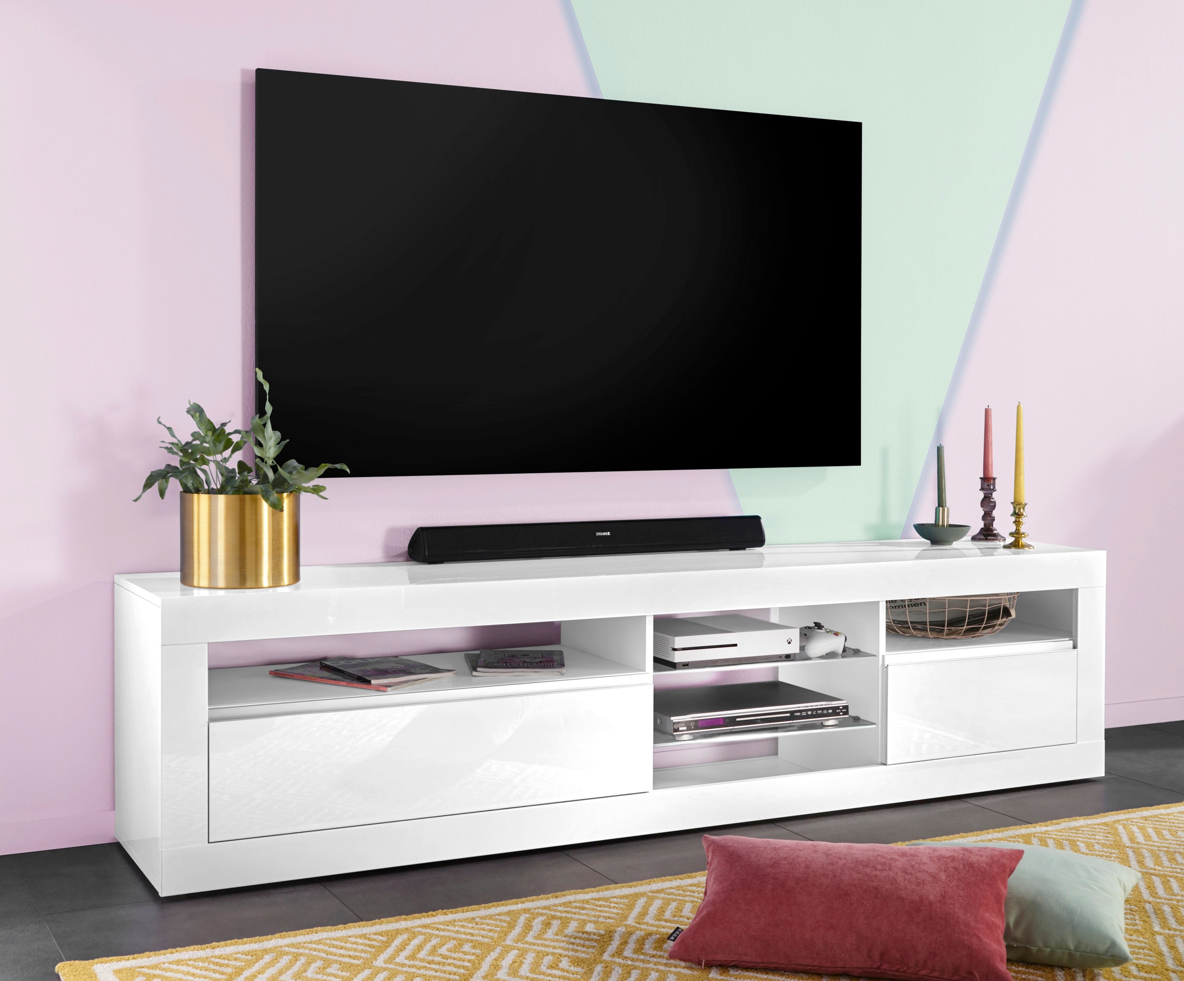 Image of Tecnos Lowboard »Zoe«, Breite 210 cm bei Ackermann Versand Schweiz