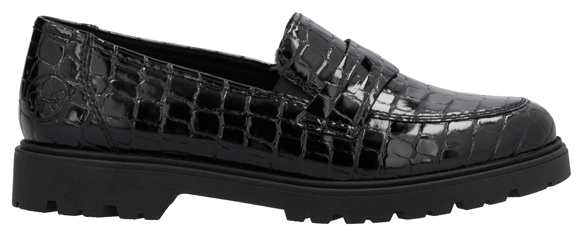 Rieker Loafer  Mocassin, chaussure à enfiler, chaussure universitaire avec petits élastiques