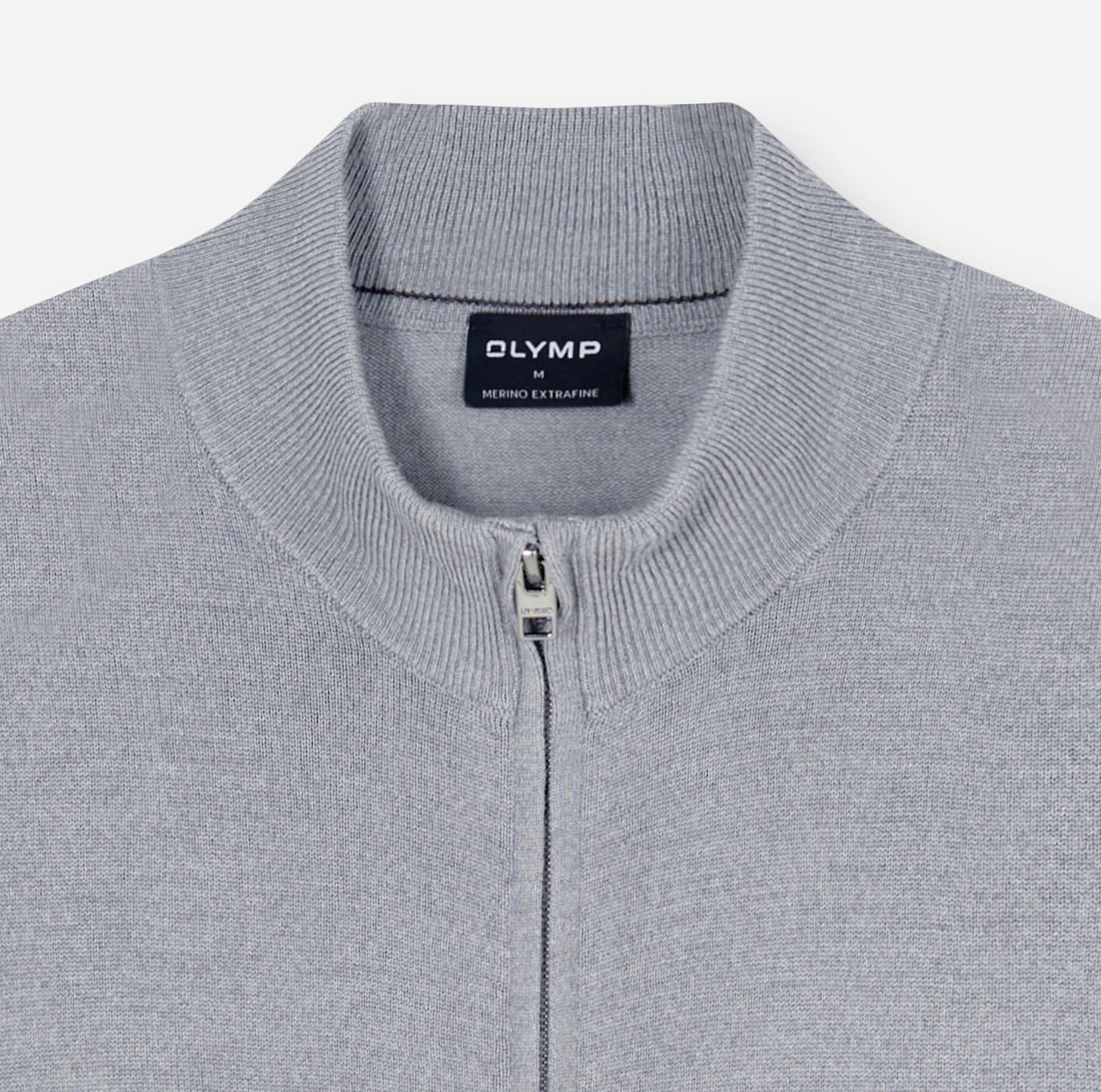 OLYMP Veste en tricot »Casual« en laine de haute qualité, coupe régulière