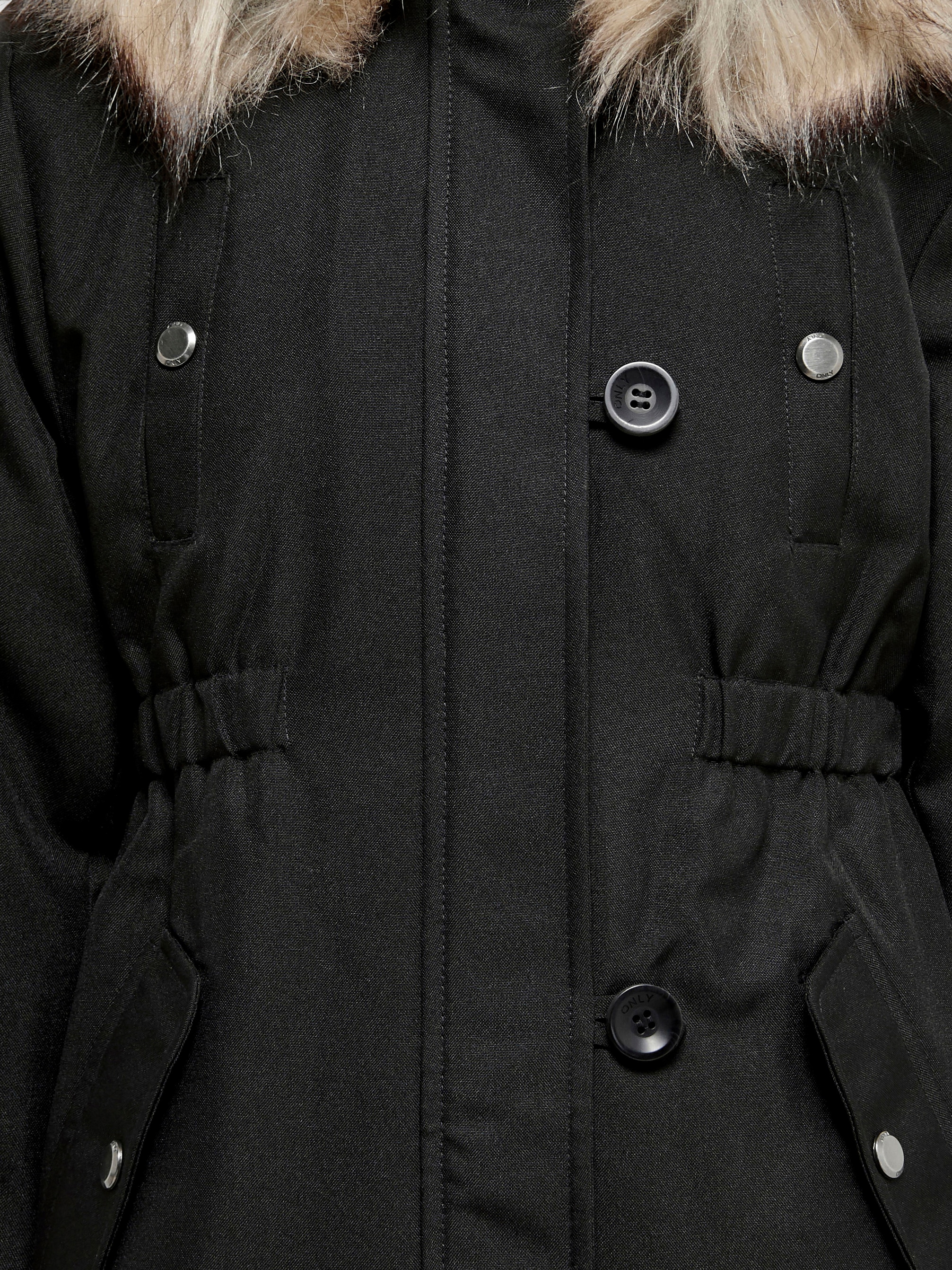 KIDS ONLY Veste d'hiver »KOGIRIS FUR PARKA OTW« mit Kapuze mit elastischem Taillengummi