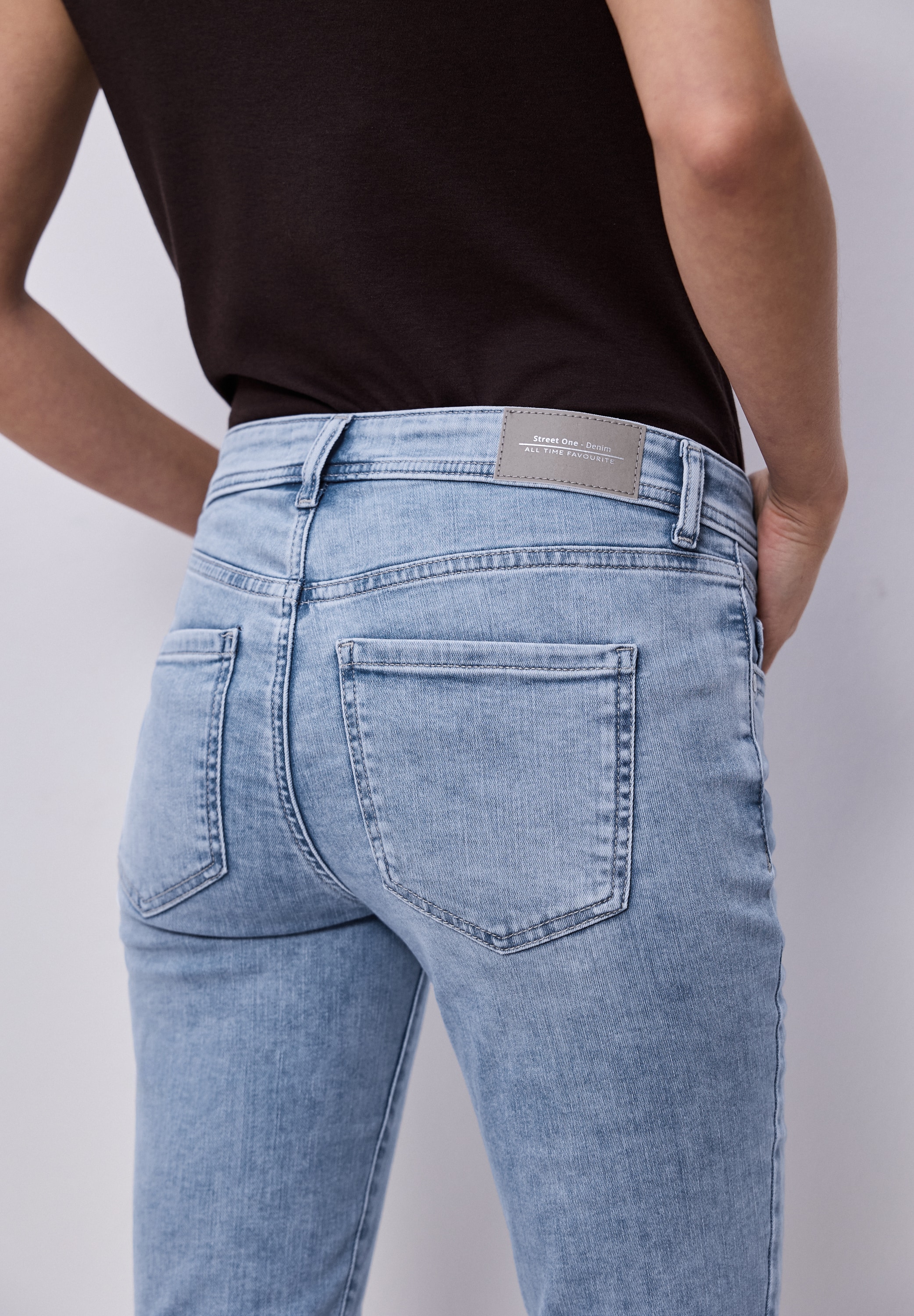 STREET ONE Jeans slim »Style York« style Five-Pocket