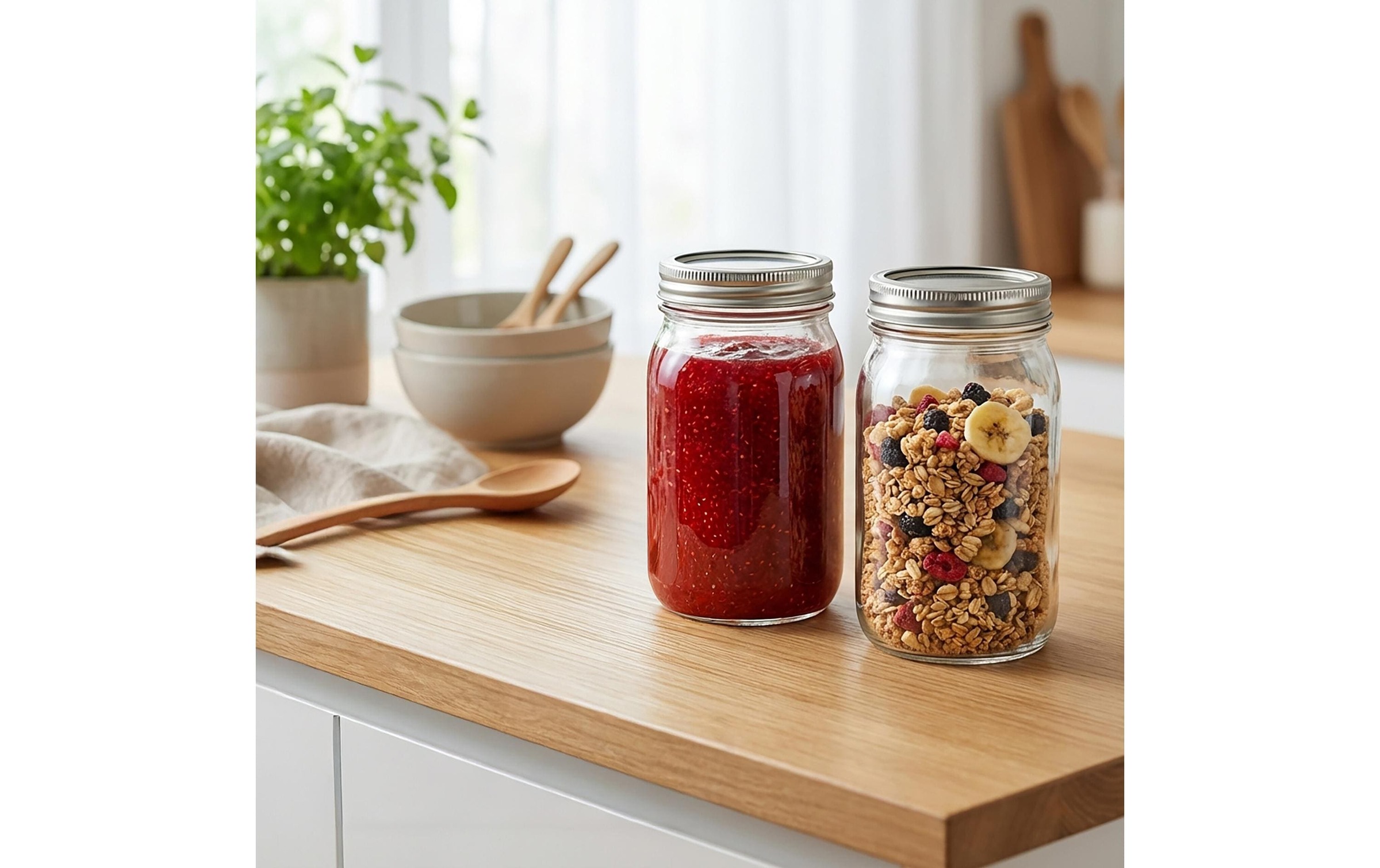 relaxdays Einmachglas »500 ml, 8 Stück«