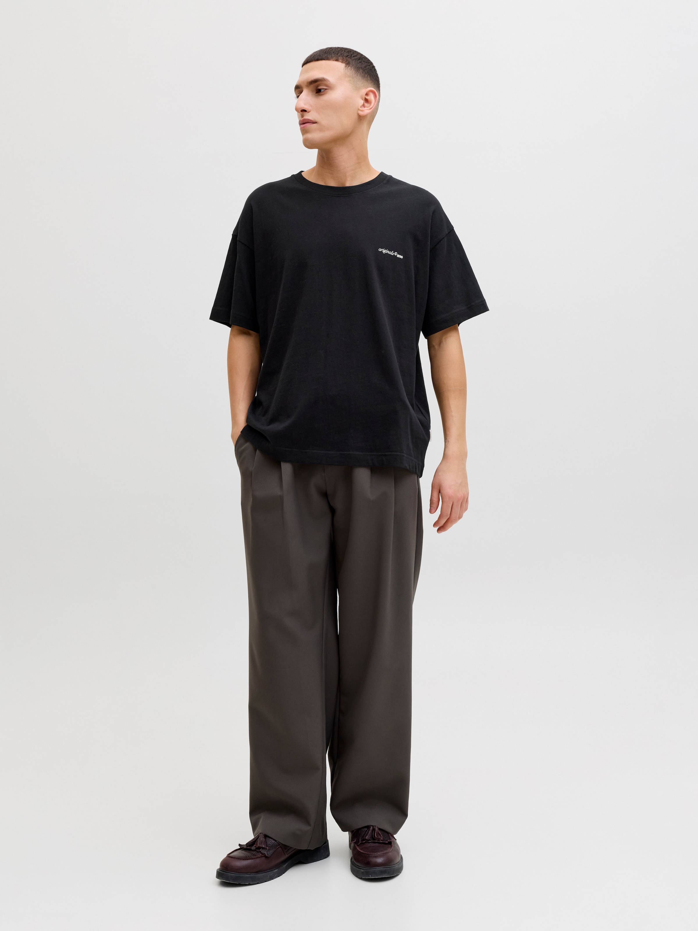 Jack & Jones T-Shirt »JORMONTAUK BACK GRAPHIC TEE SSCN EA26 SN« Baumwolle, locker geschnitten