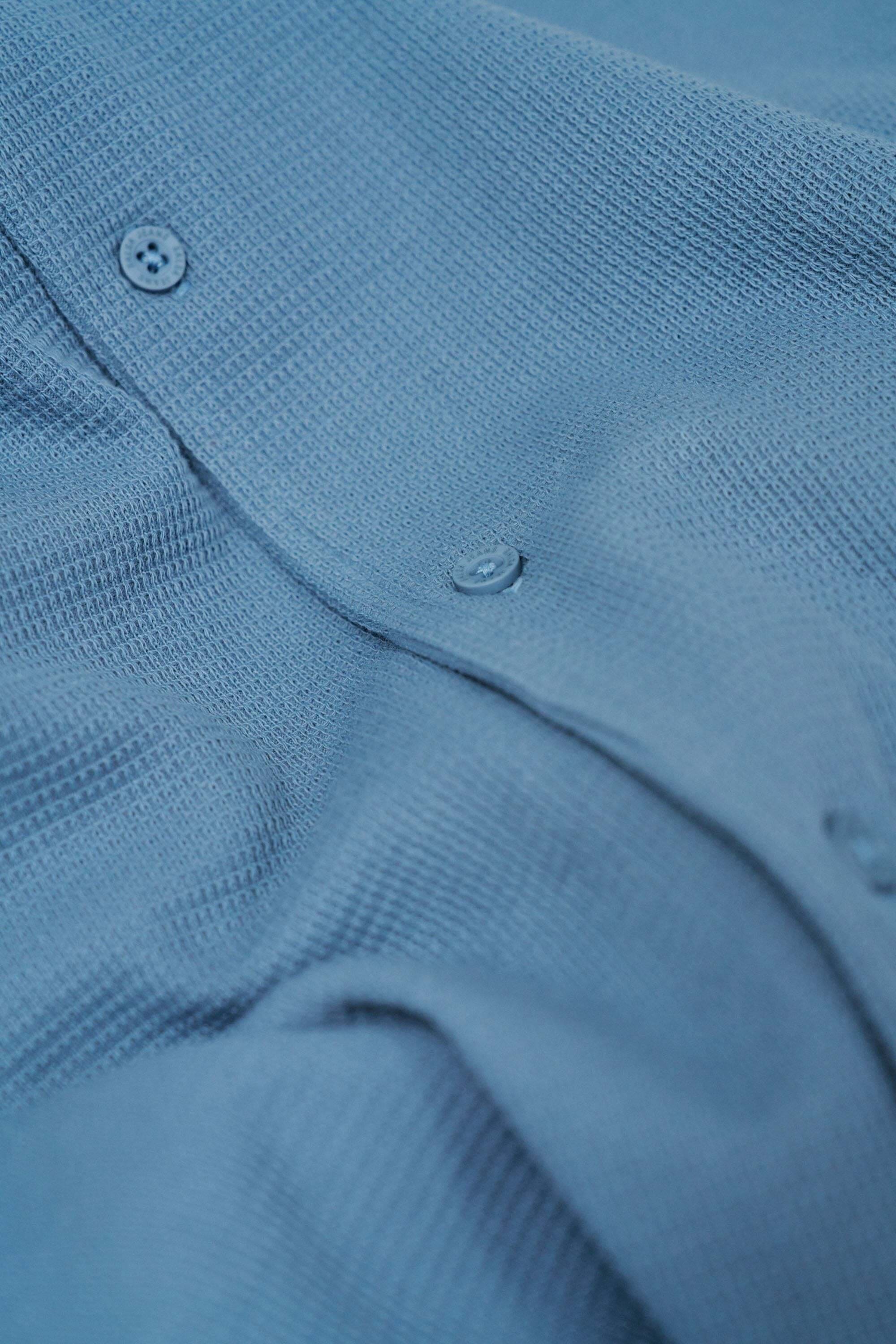 Salsa Chemise à manches courtes »Salsa Jeans Kurzarmhemd Textured Waffle«