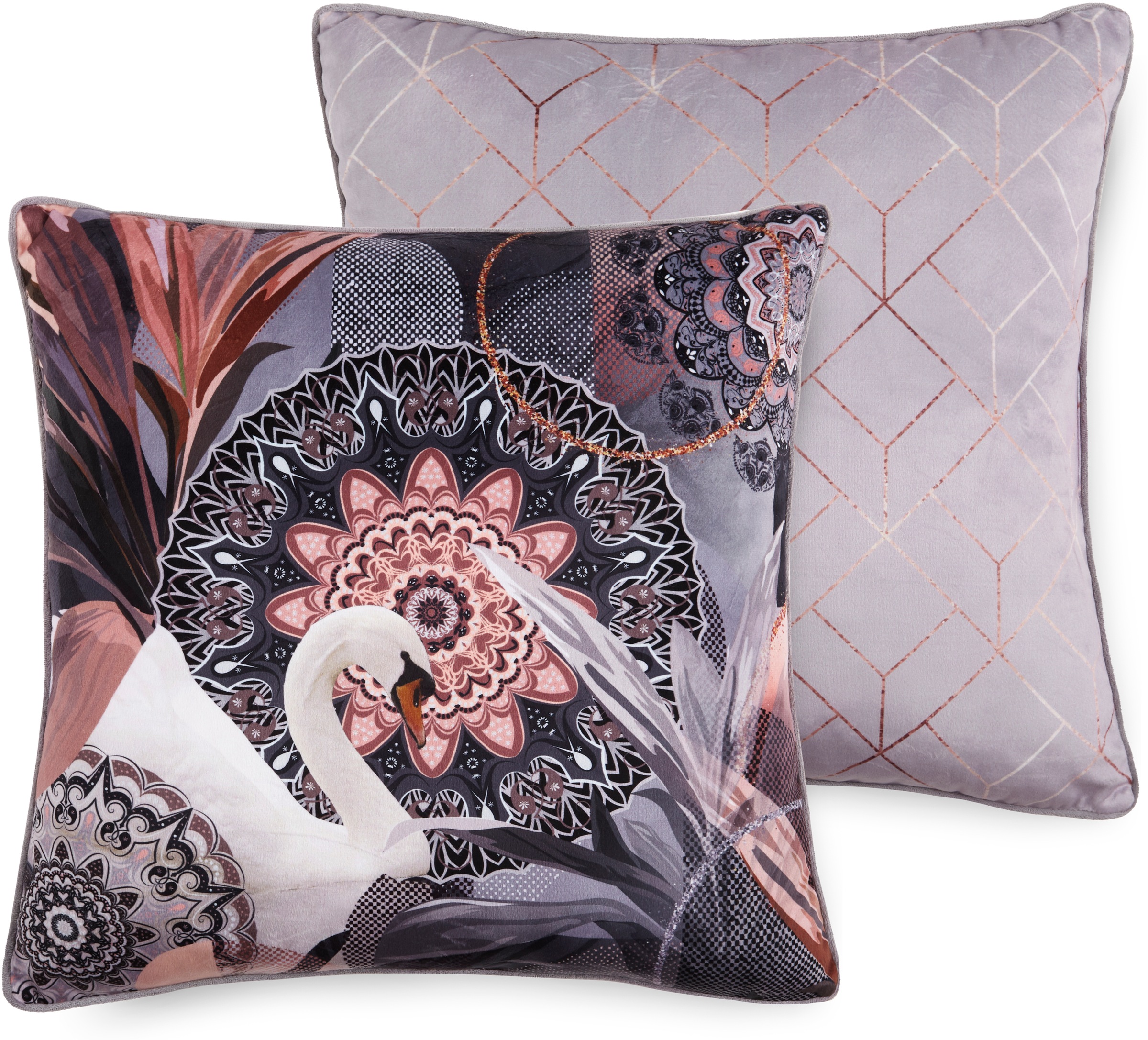 Image of hip Dekokissen »Reidar«, (1 St., 1 48x48 cm Dekokissen-Mit Biese), mit Mandala bei Ackermann Versand Schweiz