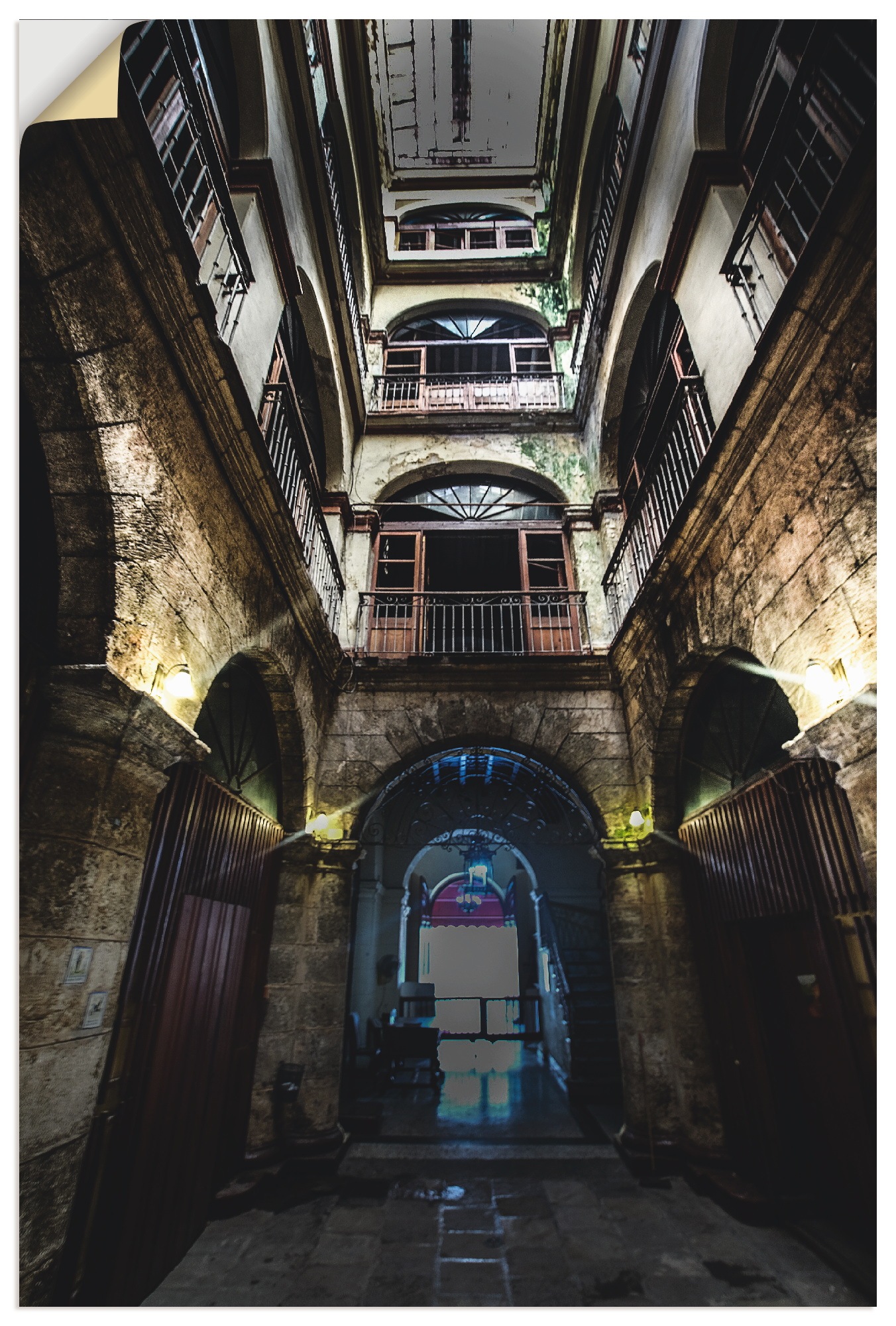 Image of Artland Wandbild »Partagas Fabrik«, Gebäude, (1 St.), in vielen Grössen & Produktarten - Alubild / Outdoorbild für den Aussenbereich, Leinwandbild, Poster, Wandaufkleber / Wandtattoo auch für Badezimmer geeignet bei Ackermann Versand Schweiz