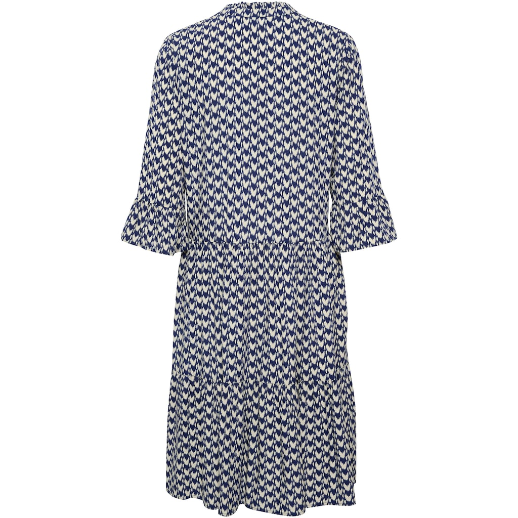 Saint Tropez Sommerkleid »EdaSZ Dress«, mit Volant und 3/4 Ärmel