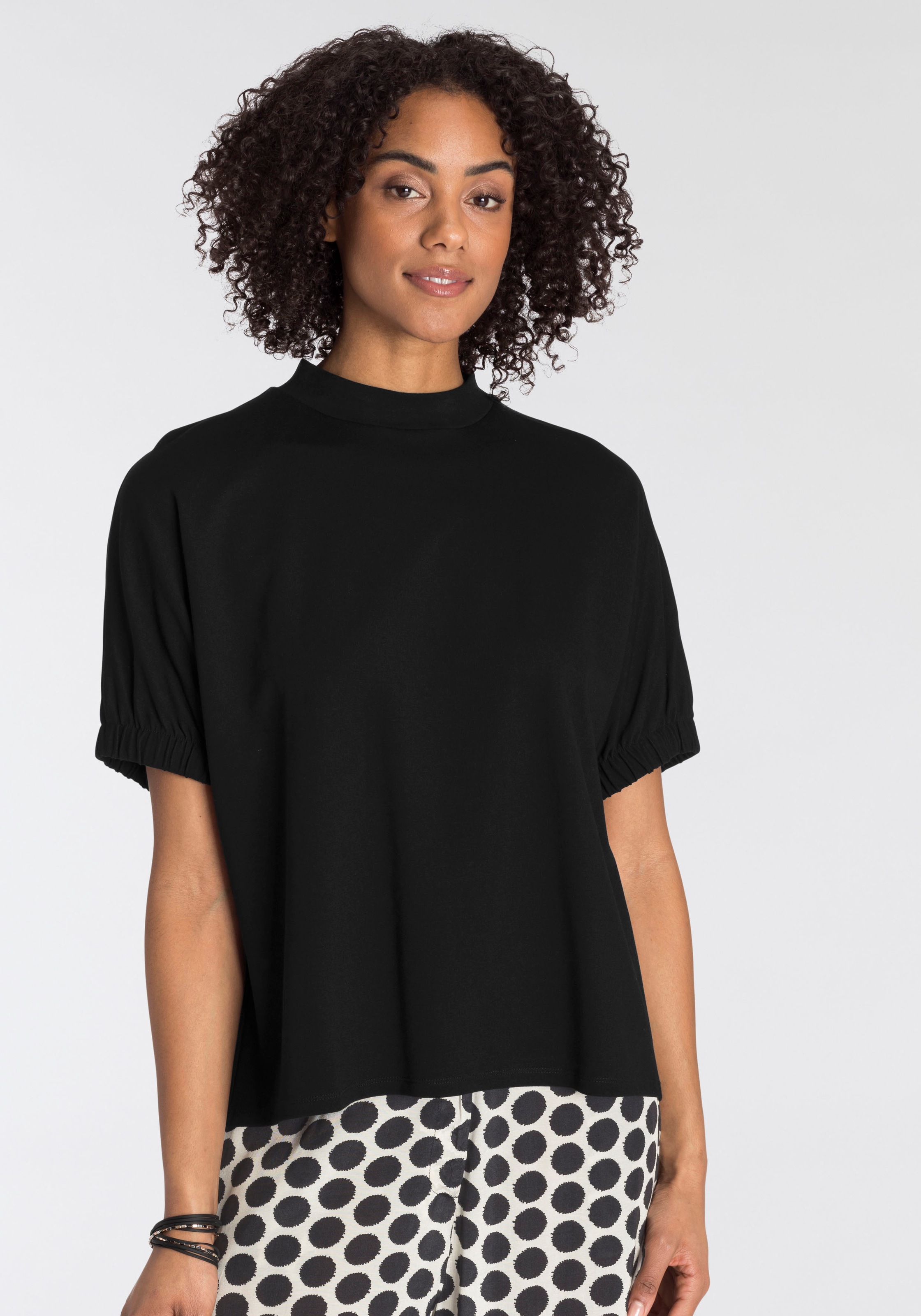 Image of Masai Oversize-Shirt »Erika«, Mit kleinem Stehkragen bei Ackermann Versand Schweiz