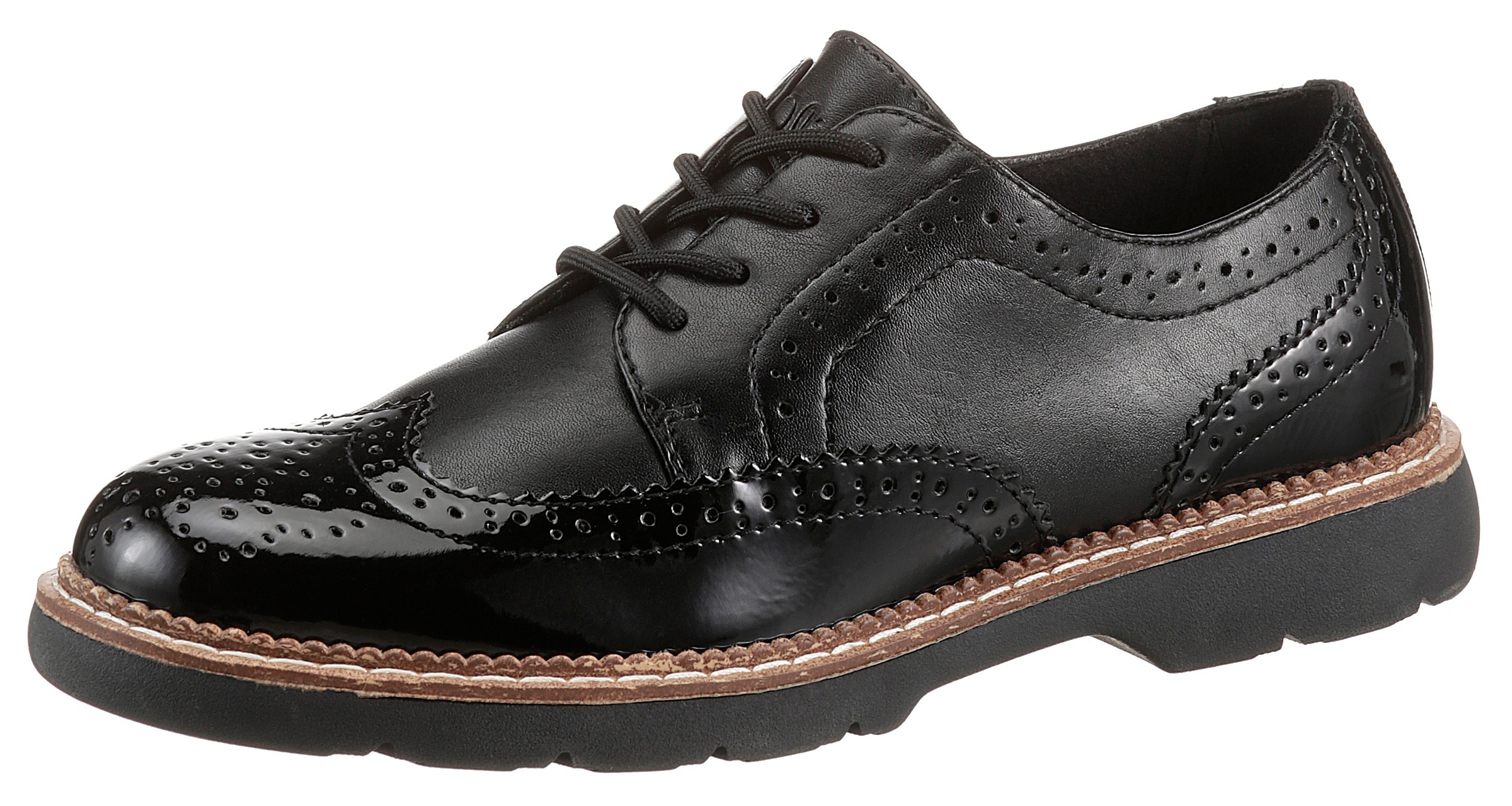 Image of s.Oliver Schnürschuh, mit dezenter Lyralochung bei Ackermann Versand Schweiz