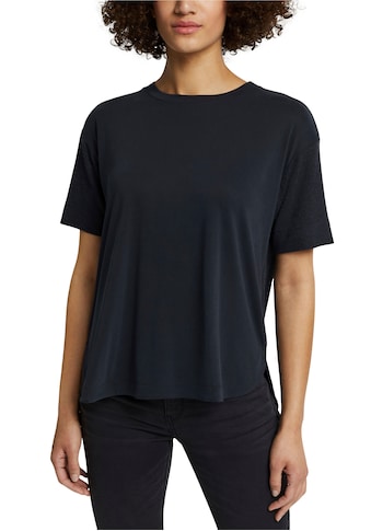 Esprit T-Shirt, mit Strick-Details kaufen