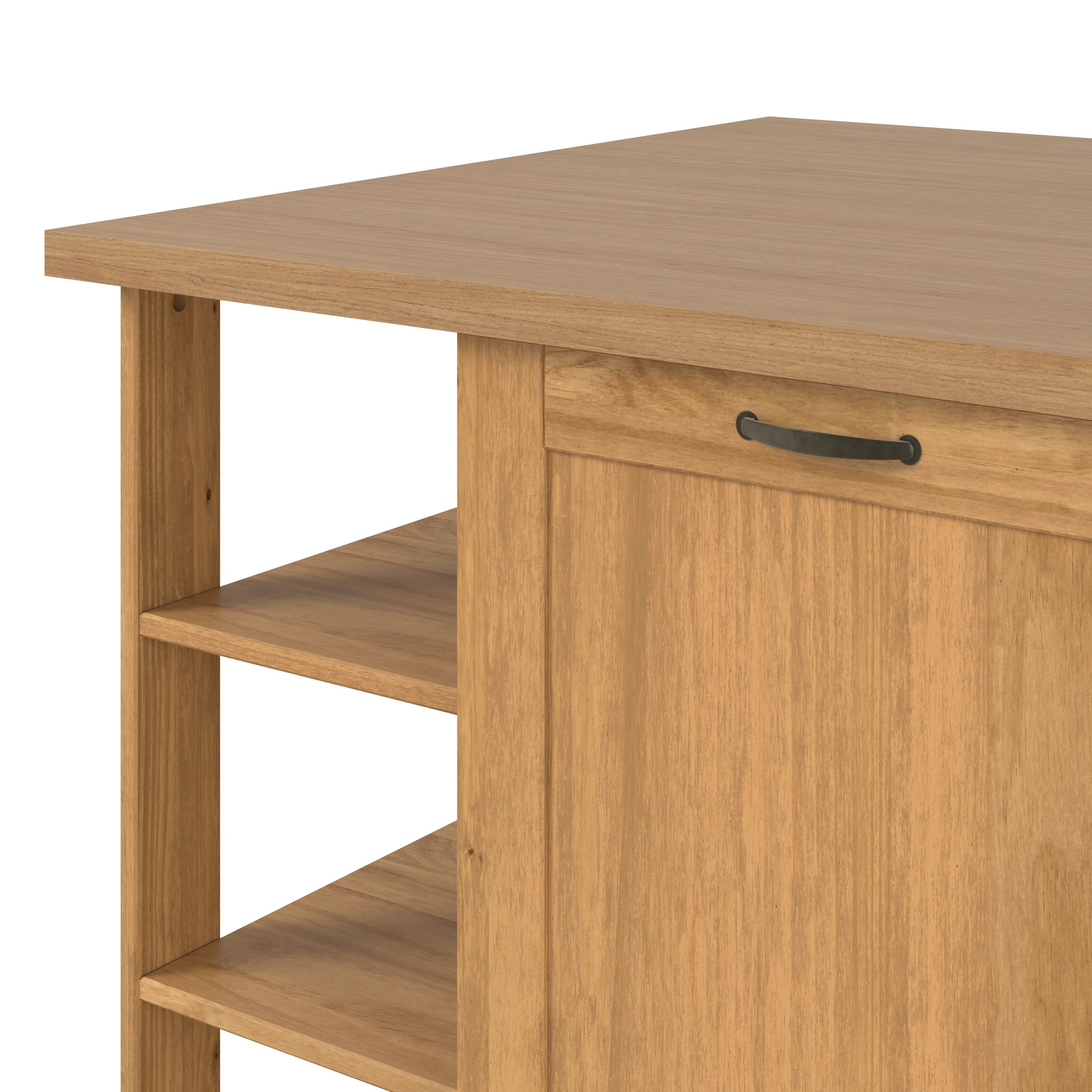 Home affaire Kücheninsel »Teramo« Breite 130 cm,4 Türen, 3 offene Fächer