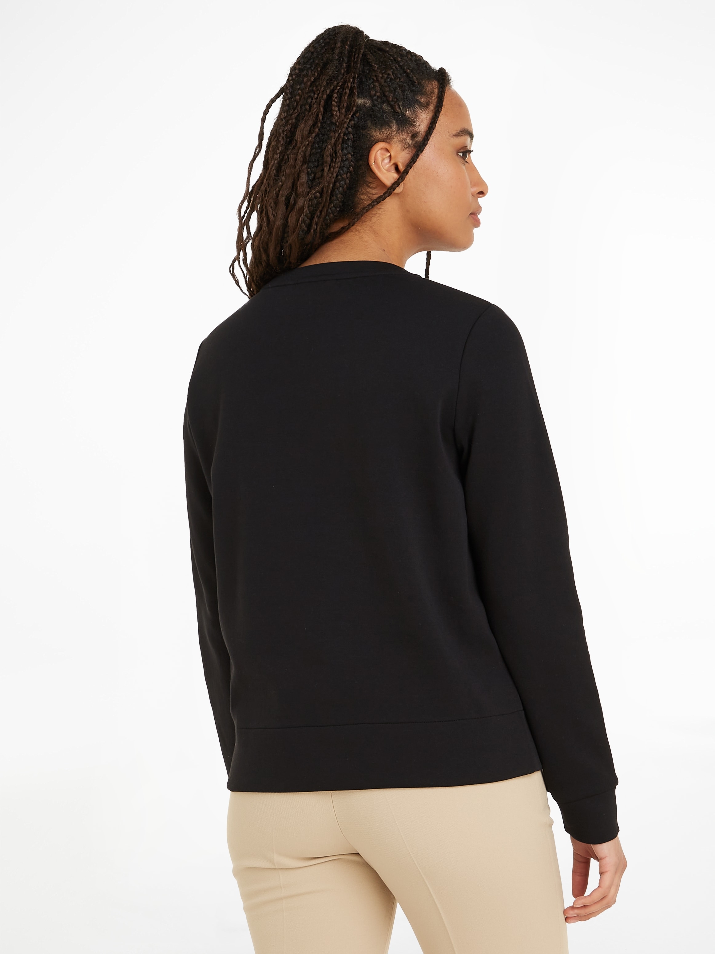 Calvin Klein Sweatshirt »MICRO LOGO ESS SWEATSHIRT«, mit Rundhalsausschnitt
