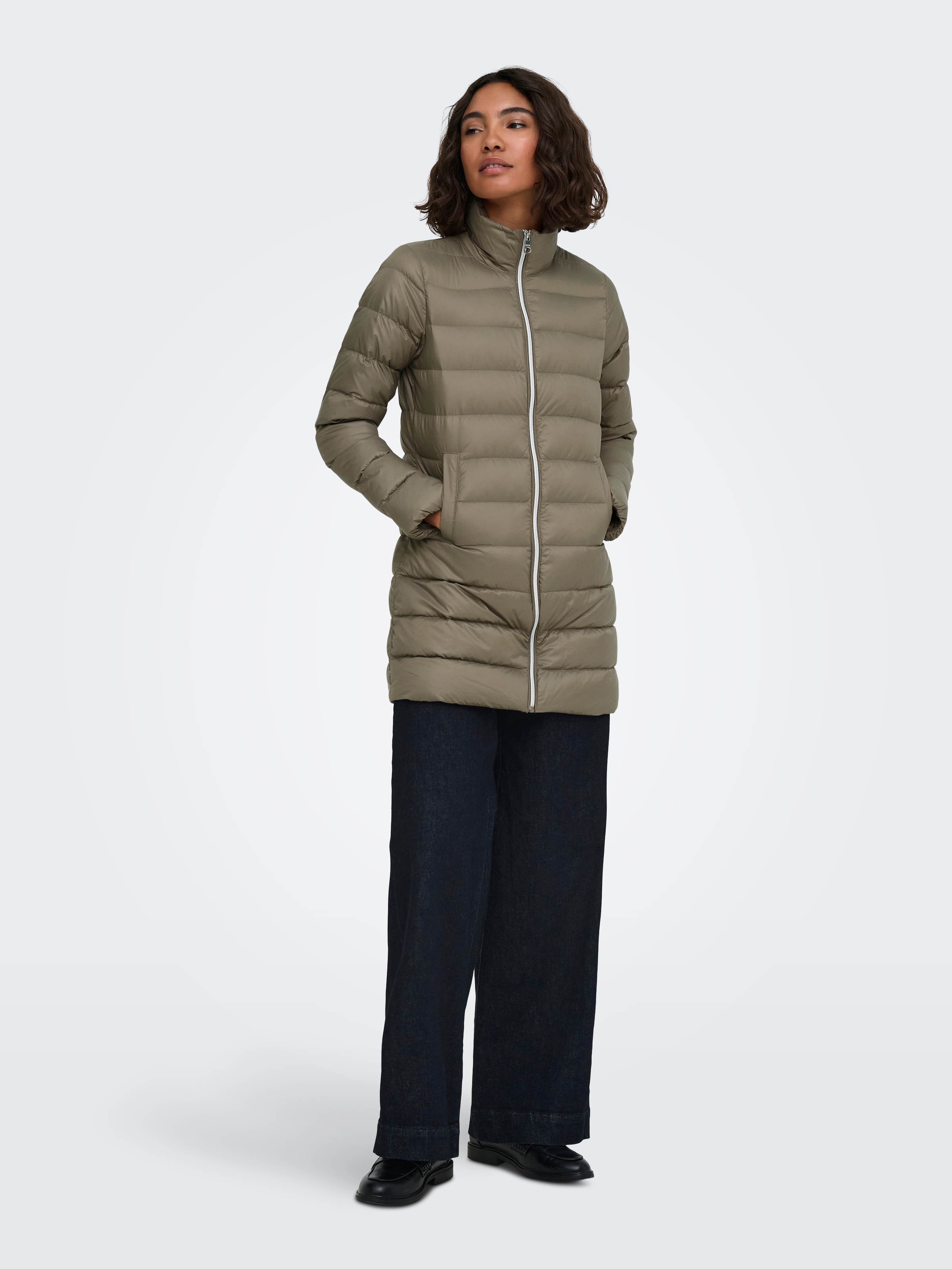 ONLY Steppjacke »ONLRUBY QUILTED DOWN COAT CC OTW« Kunstfaser