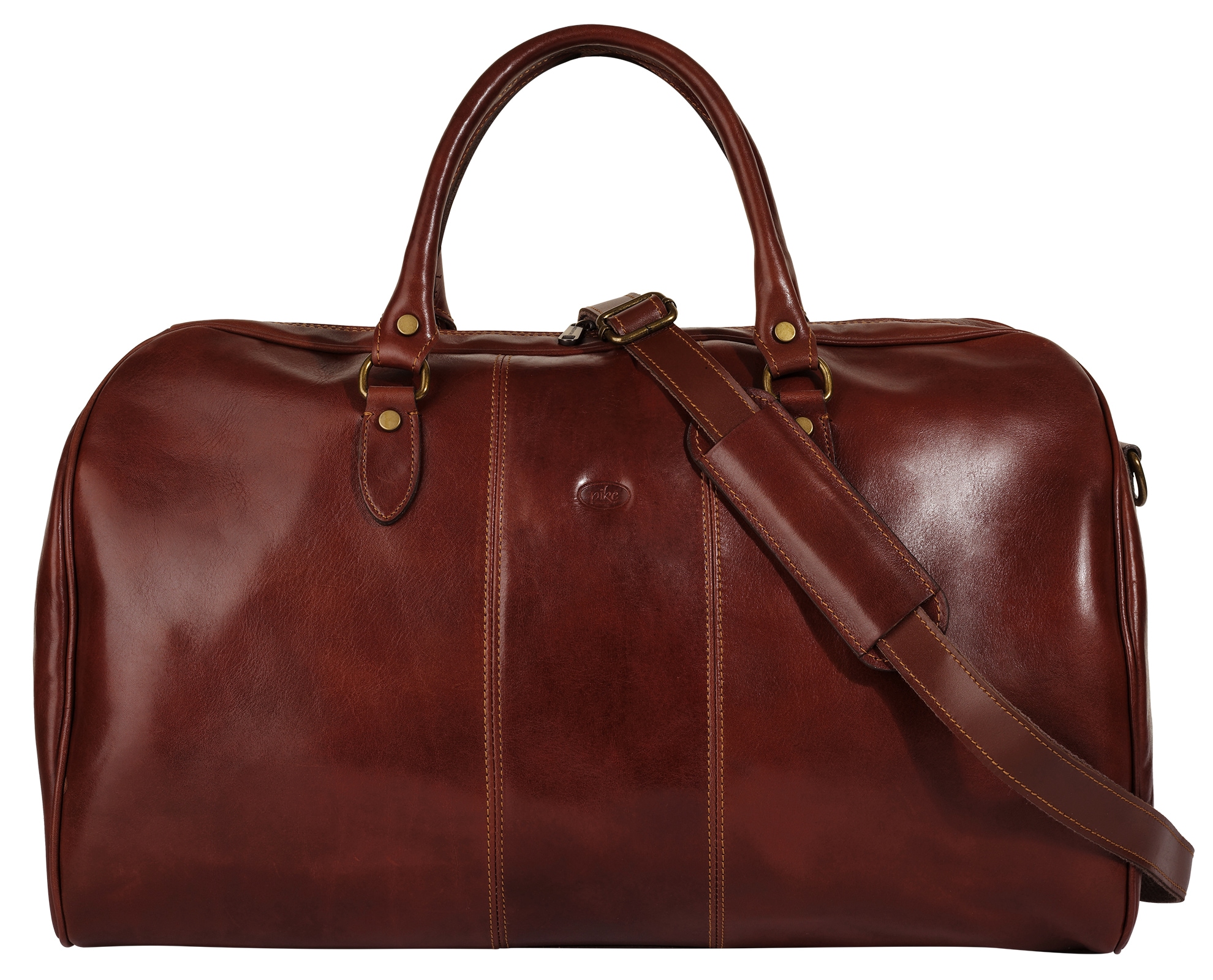 Image of Piké Reisetasche "PIKÉ Damen, Herren CALABRIA GRANDE echt Leder, Made in Italy" echt Leder, Made in Italy